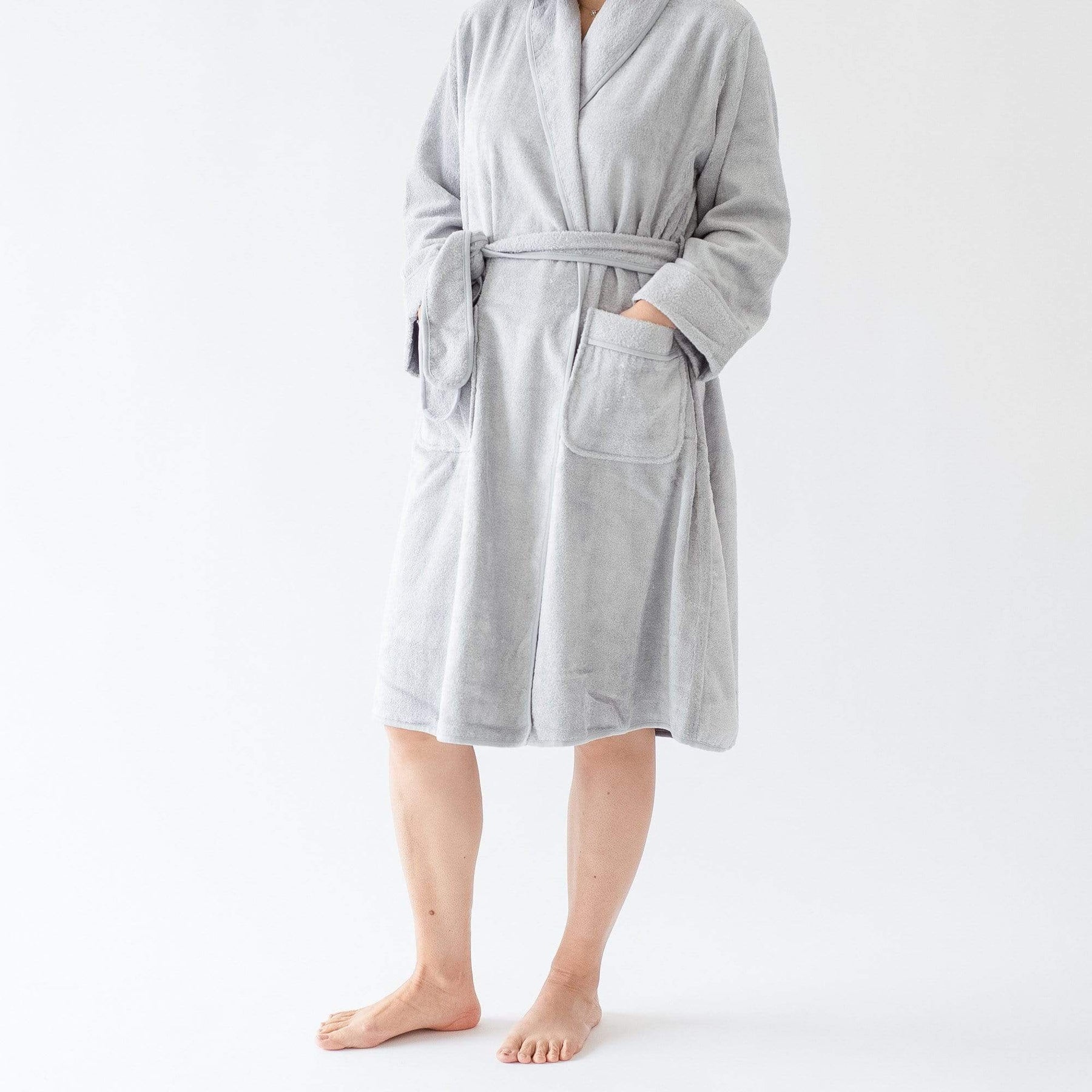 Kyte BABY Adult Bath Robe Adult Bath Robe in Storm