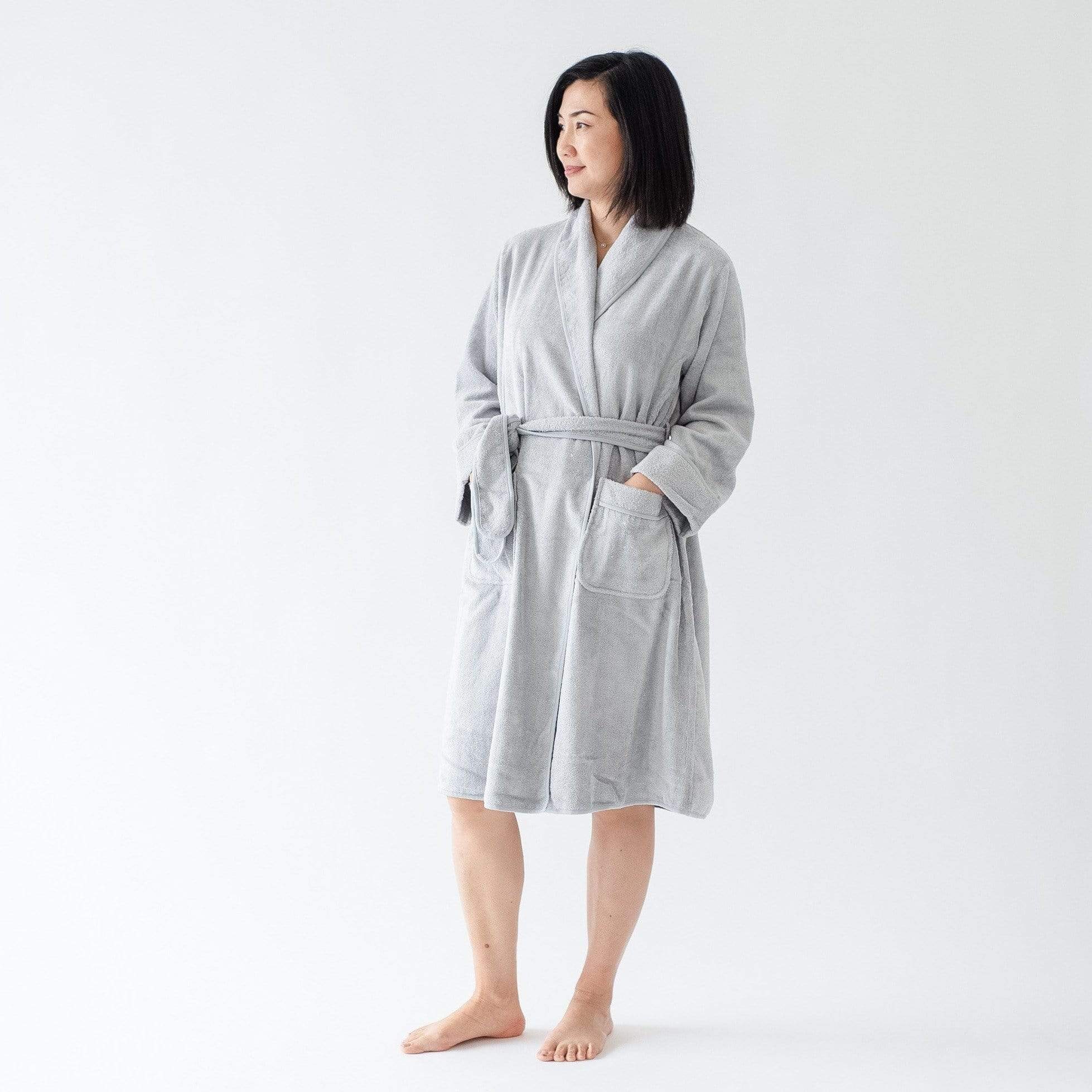 Kyte BABY Adult Bath Robe Adult Bath Robe in Storm