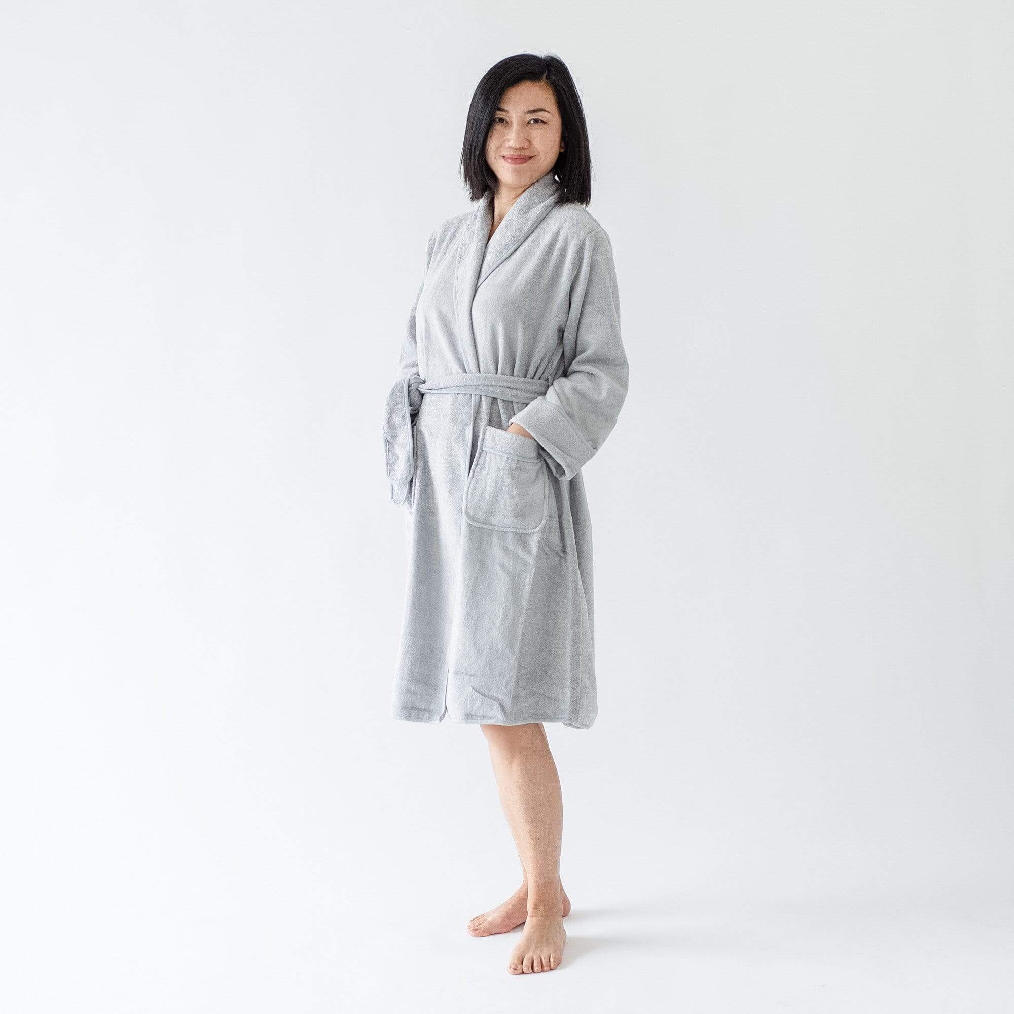 Kyte BABY Adult Bath Robe Adult Bath Robe in Storm