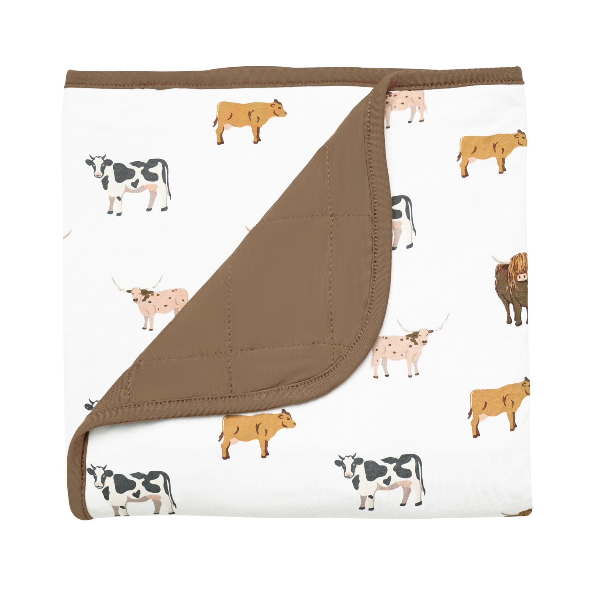 Cow Pattern Kyte Baby Blanket in Moo