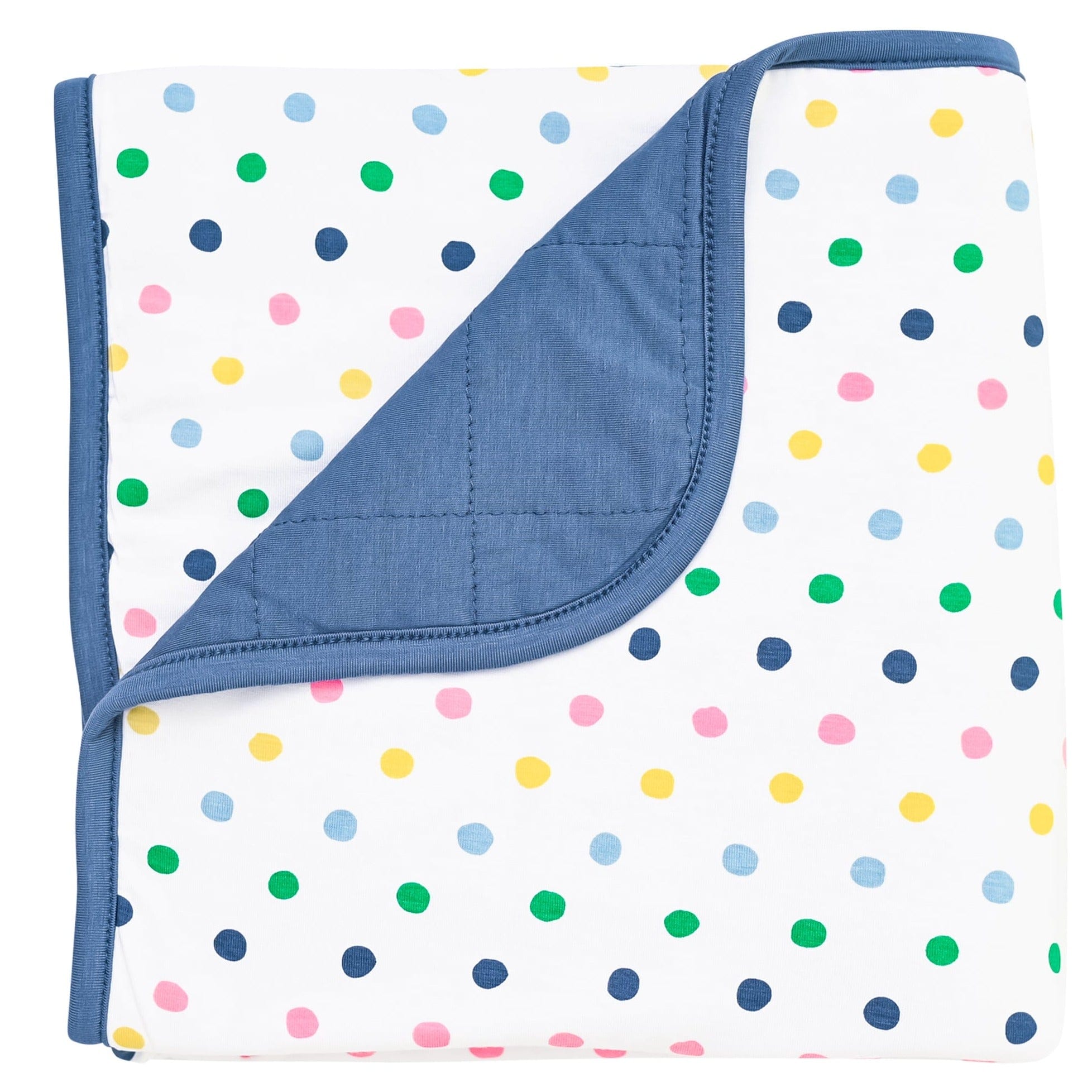 Kyte BABY Baby Blanket Spring Polka Dots / Infant Printed Baby Blanket in Spring Polka Dots