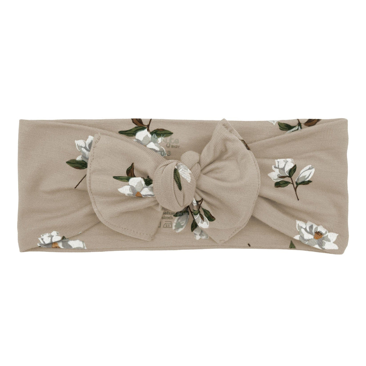 Kyte BABY Baby Bows Bows in Small Magnolia on Khaki