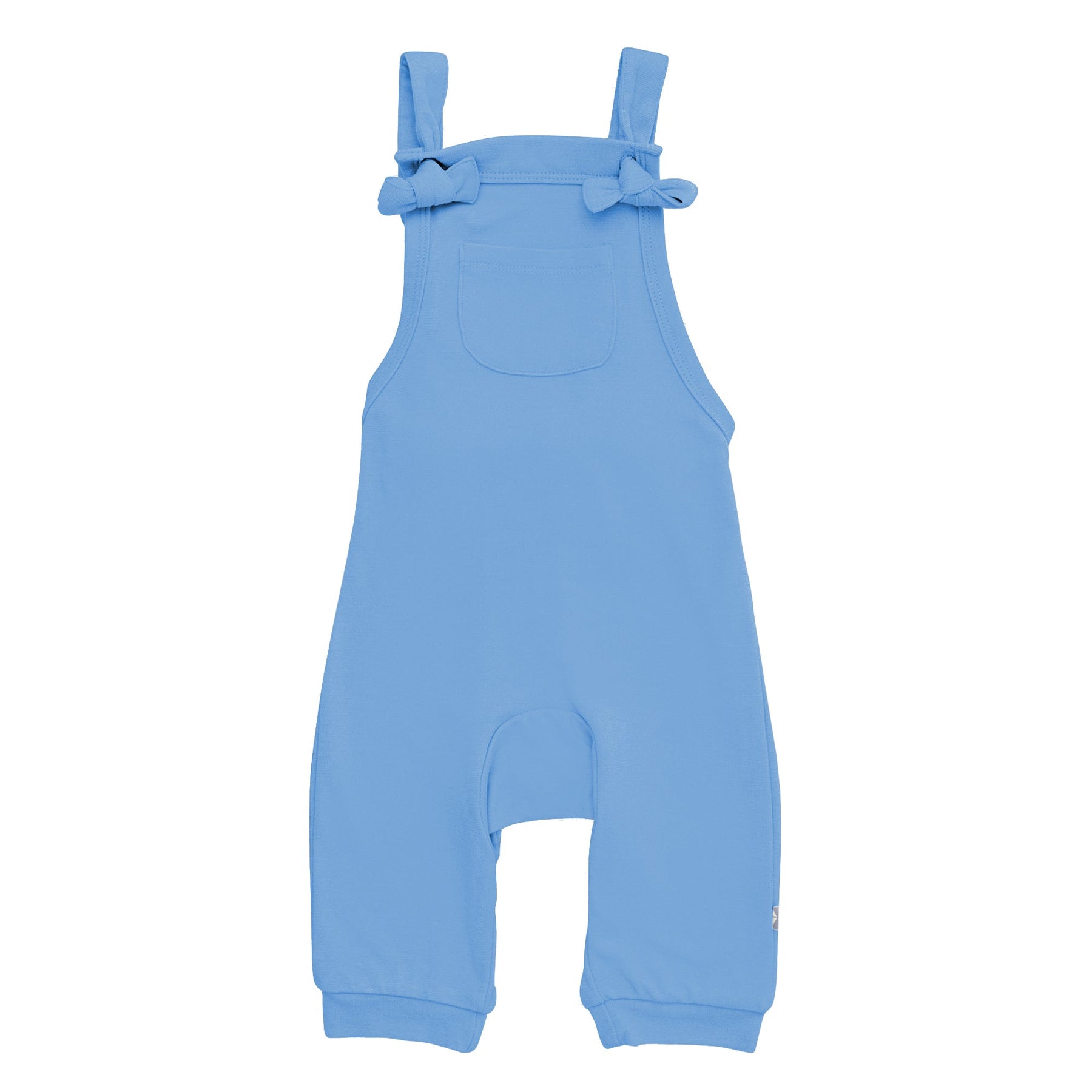 Kyte BABY Baby Overall Bamboo Jersey Overall in Periwinkle