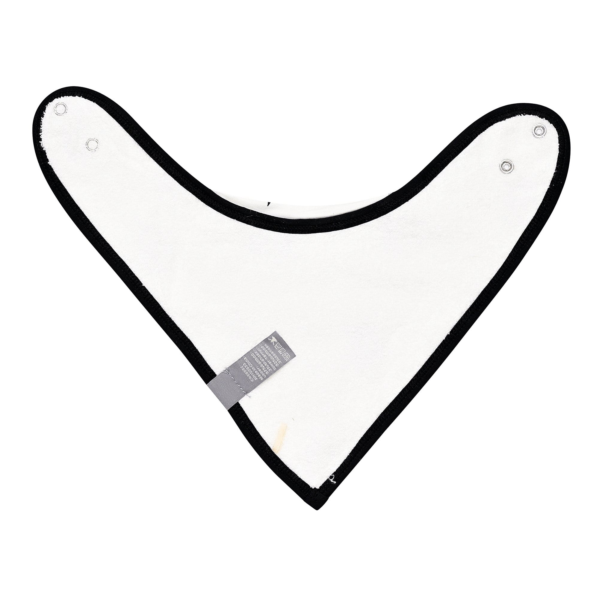 Kyte BABY Bib Black and White Tree Printed Bib in Black and White Tree