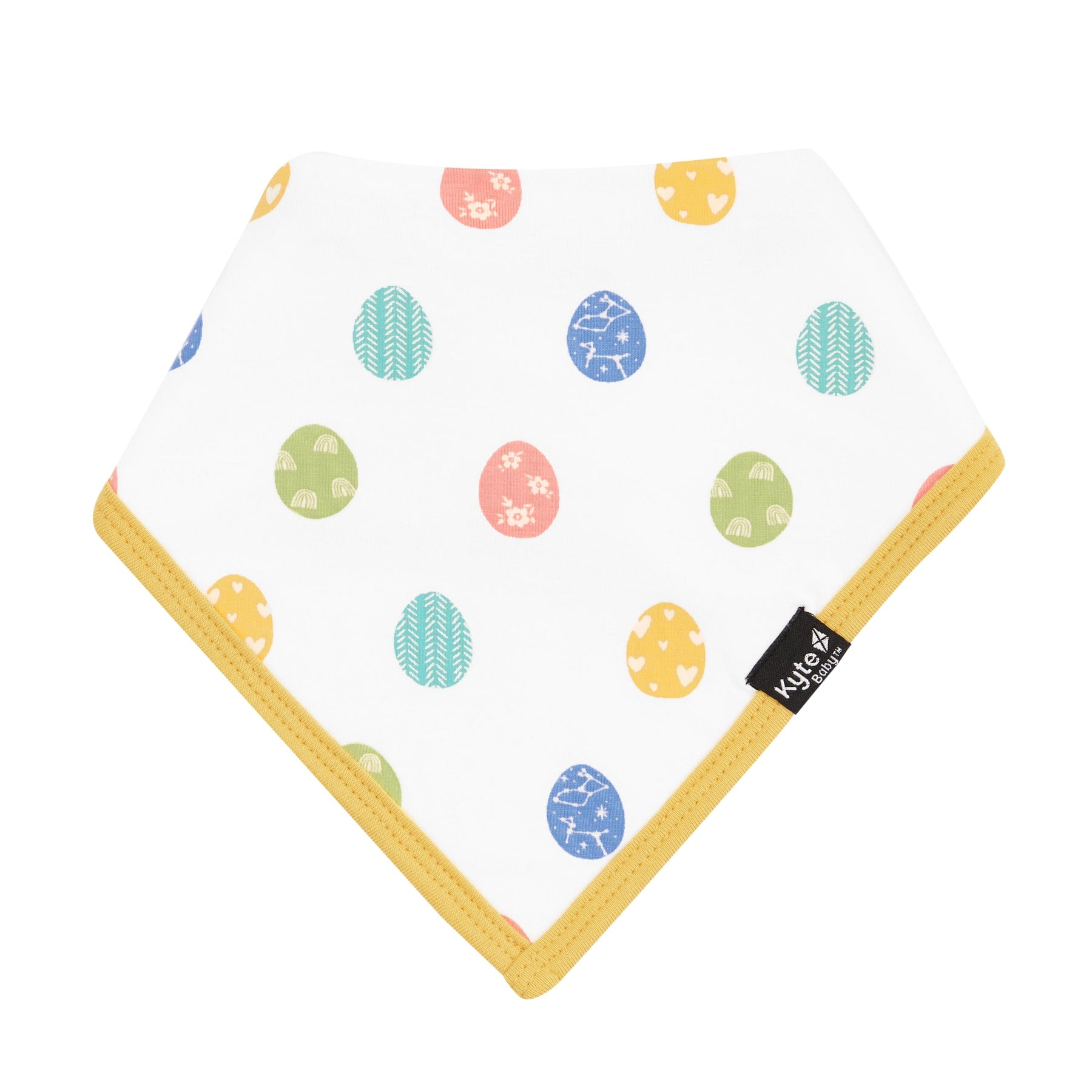 Kyte BABY Bib Spring Egg Bib in Spring Egg