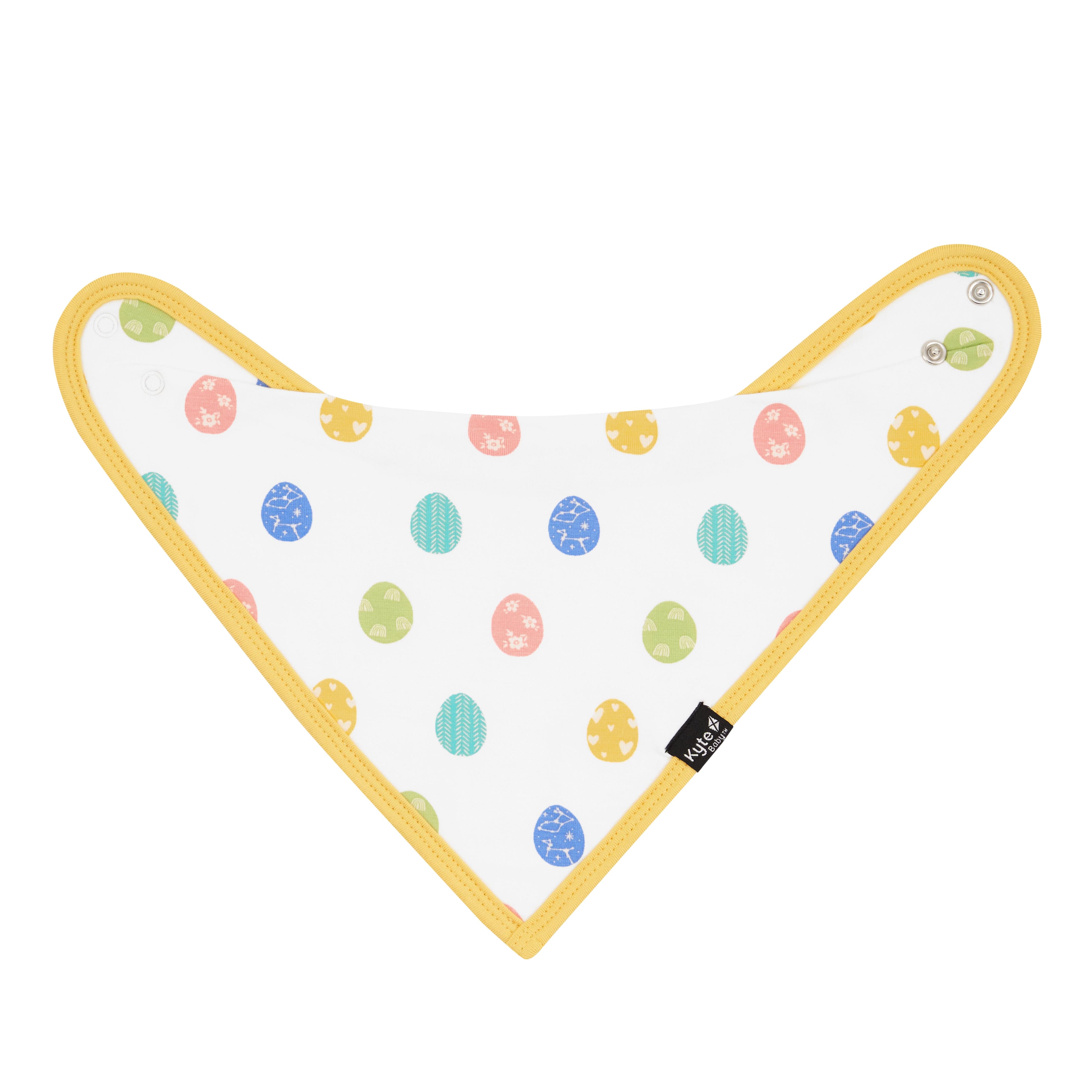 Kyte BABY Bib Spring Egg Bib in Spring Egg