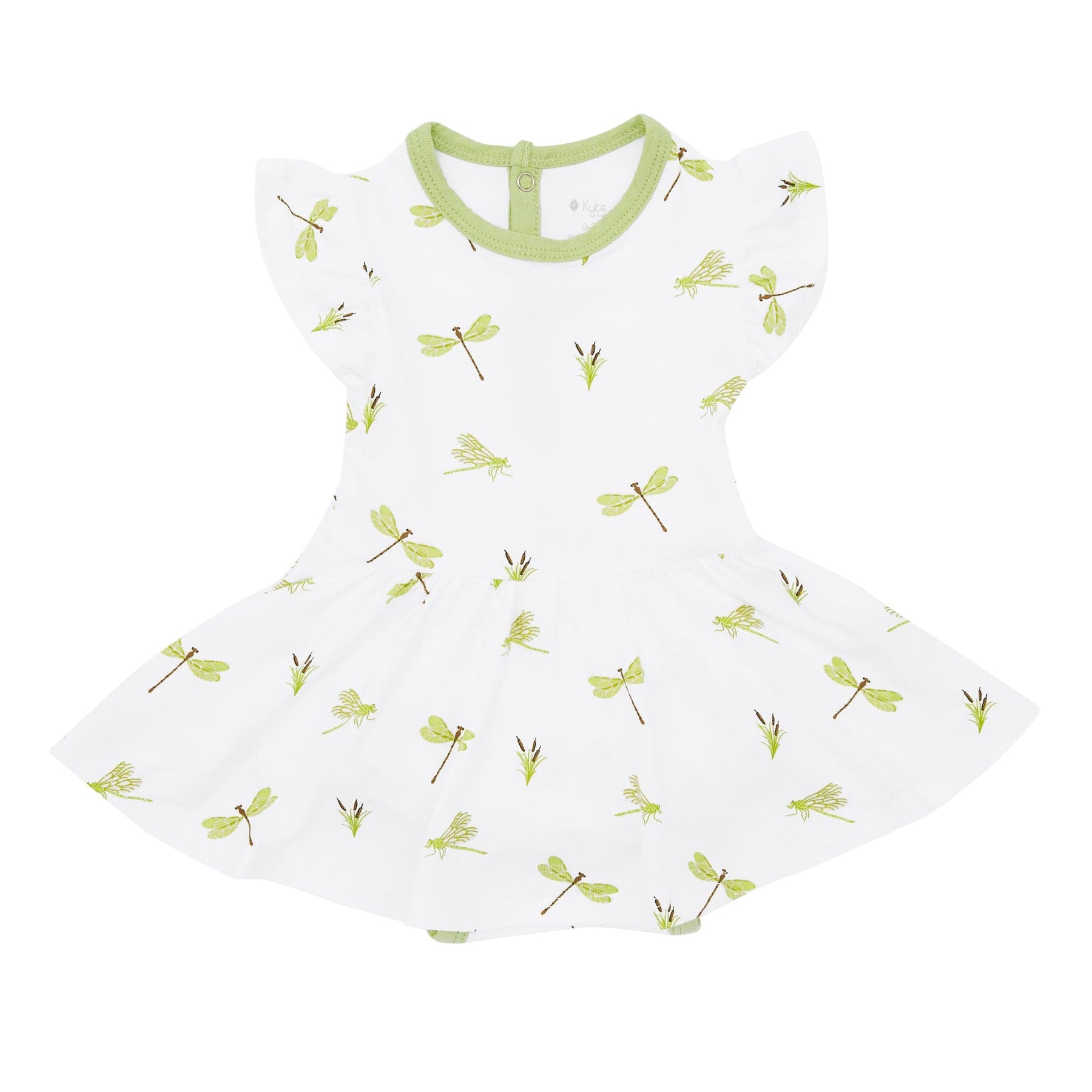 Kyte BABY Bodysuit Dress Twirl Bodysuit Dress in Dragonfly
