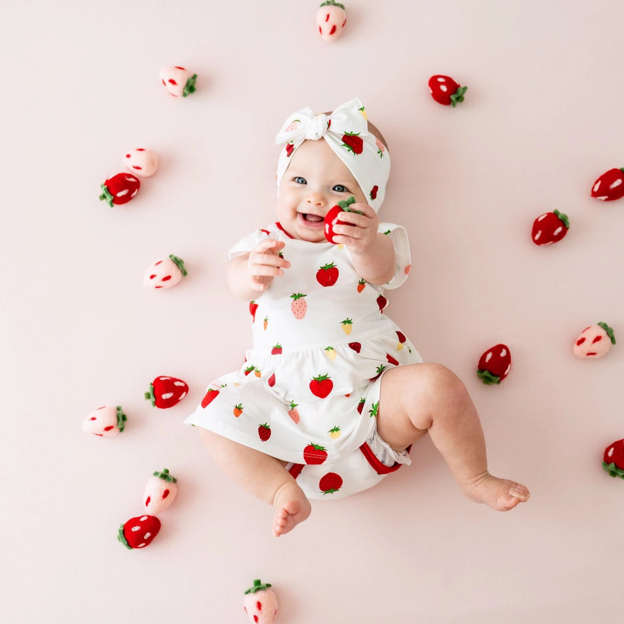 Strawberry baby outfit on sale