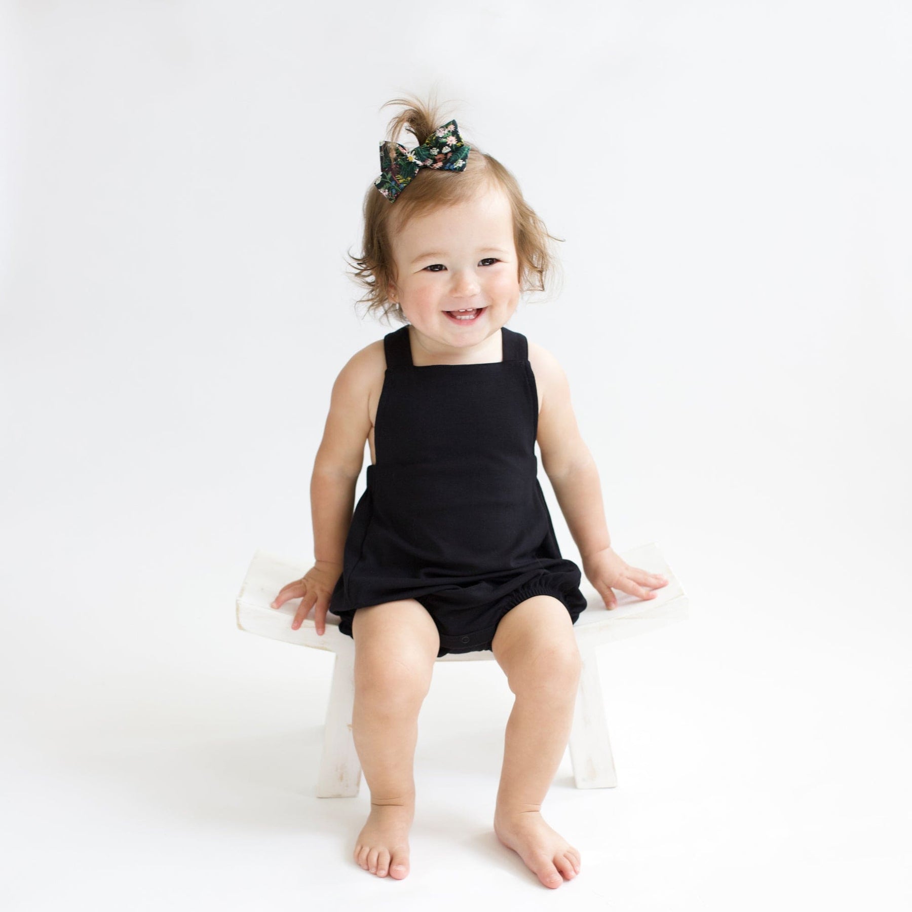 Kyte BABY Bubble Overall Bamboo Jersey Bubble Overall in Midnight