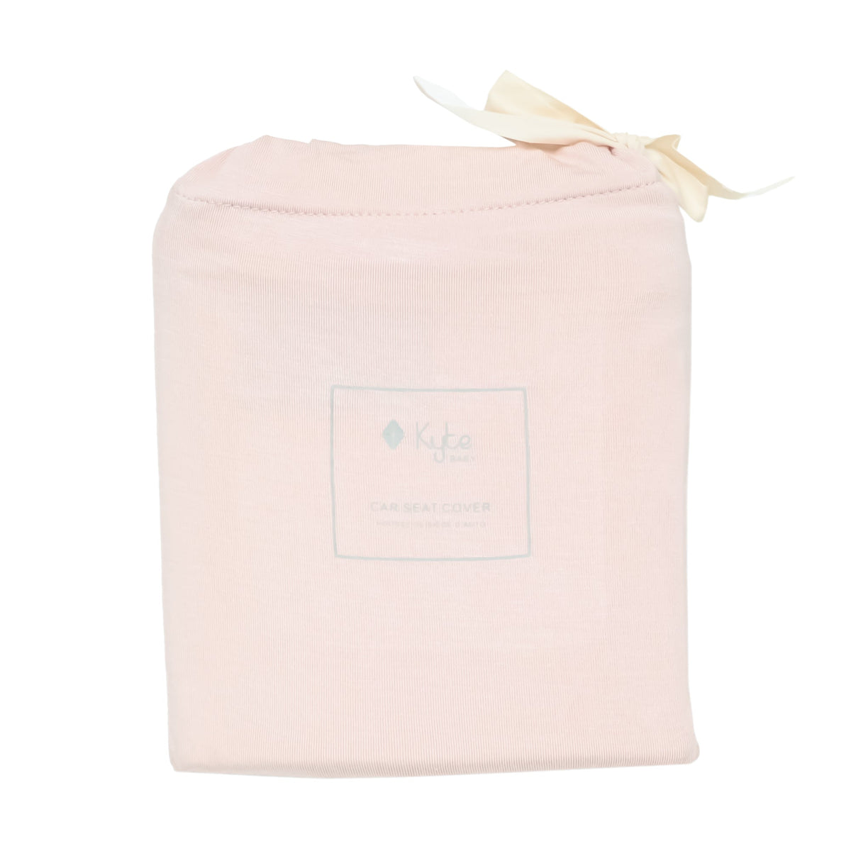 Kyte Baby car seat and nursing cover in Blush pink