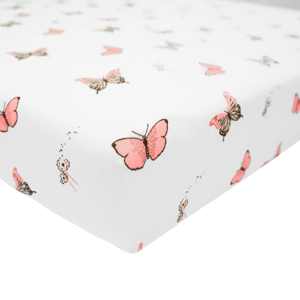 Kyte Baby Crib Sheet in Butterfly pattern