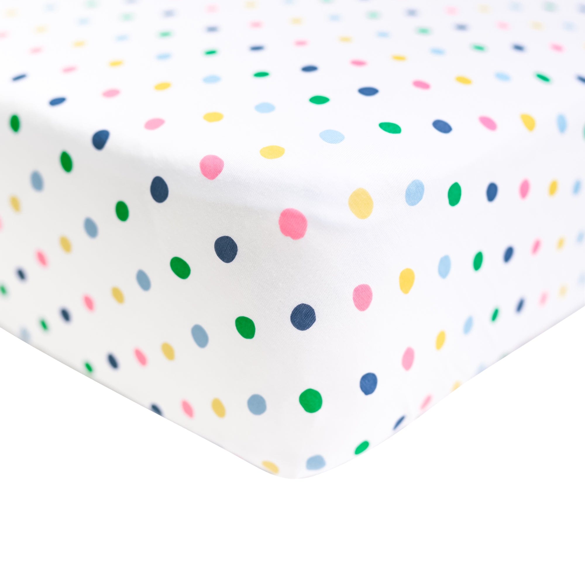 Kyte BABY Crib Sheet Spring Polka Dot / Twin Sheet Printed Twin Sheet in Spring Polka Dot