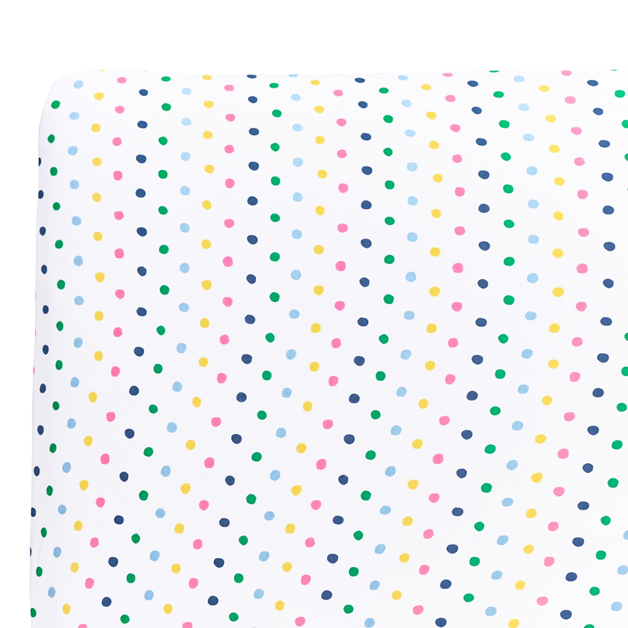 Kyte BABY Crib Sheet Spring Polka Dot / Twin Sheet Printed Twin Sheet in Spring Polka Dot