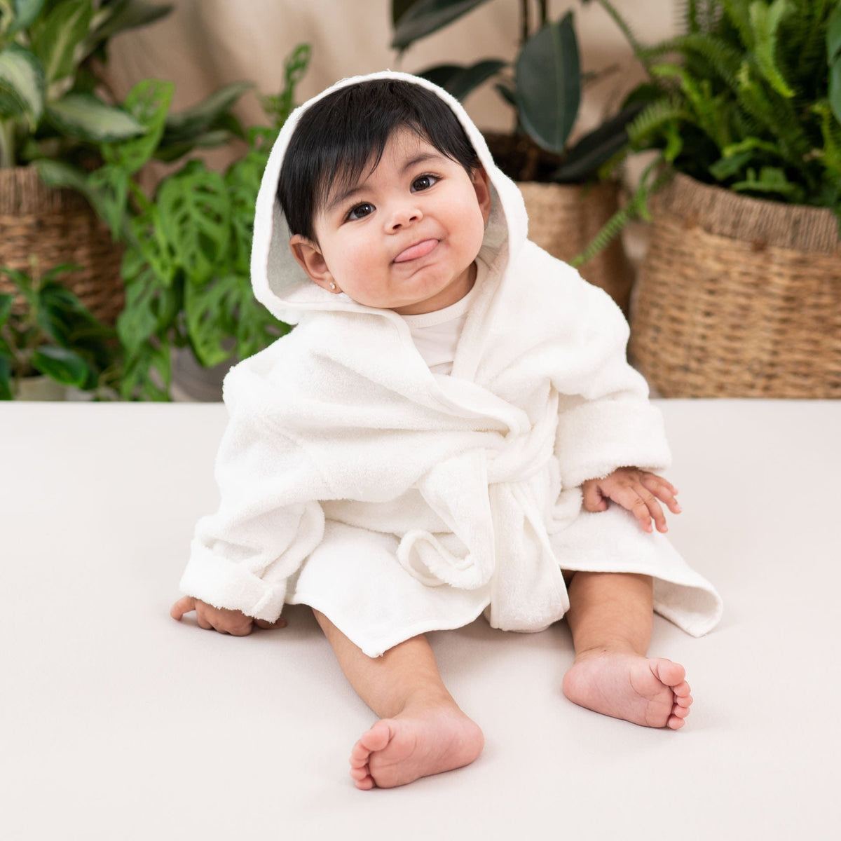 Kyte Baby Home and Bath Toddler Bath Robe in Cloud
