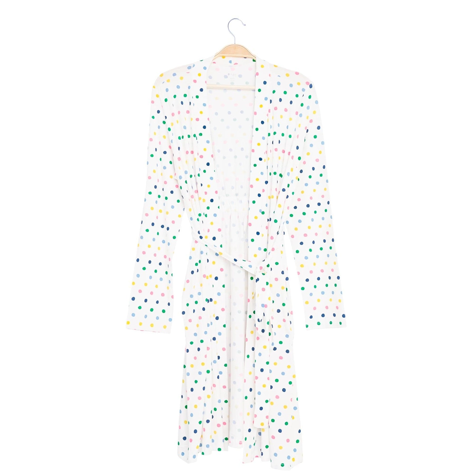 Kyte BABY Home and Bath Women’s Lounge Robe in Spring Polka Dots