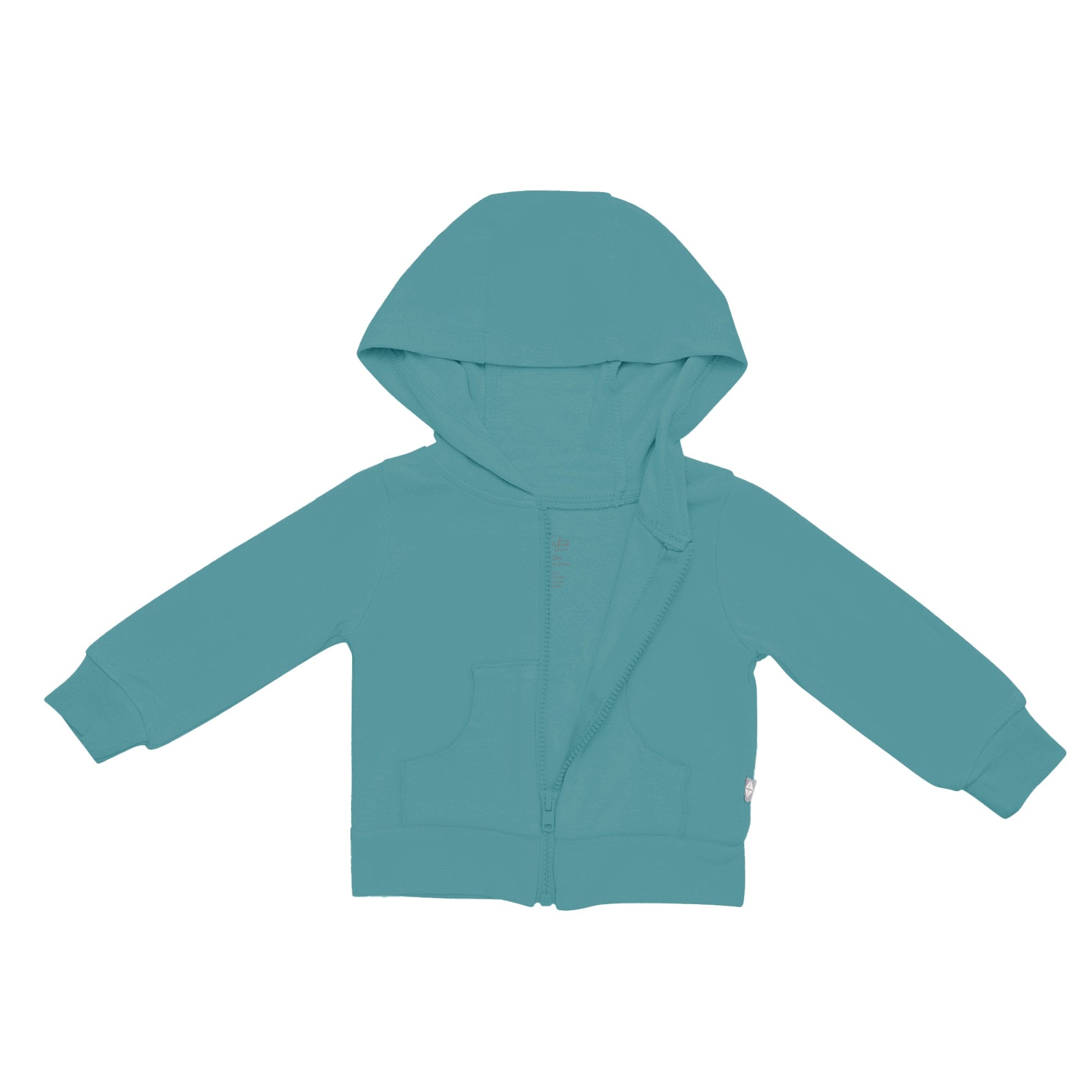 Bamboo Jersey Hooded Jacket in Cove