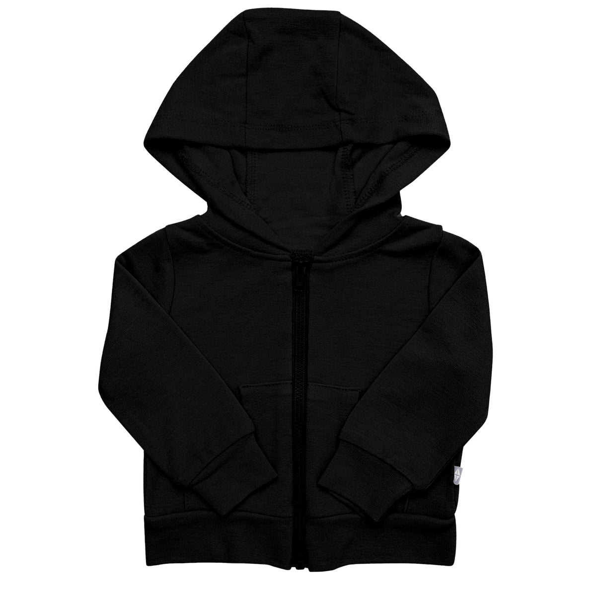 Kyte BABY Hooded Jacket Bamboo Jersey Hooded Jacket in Midnight