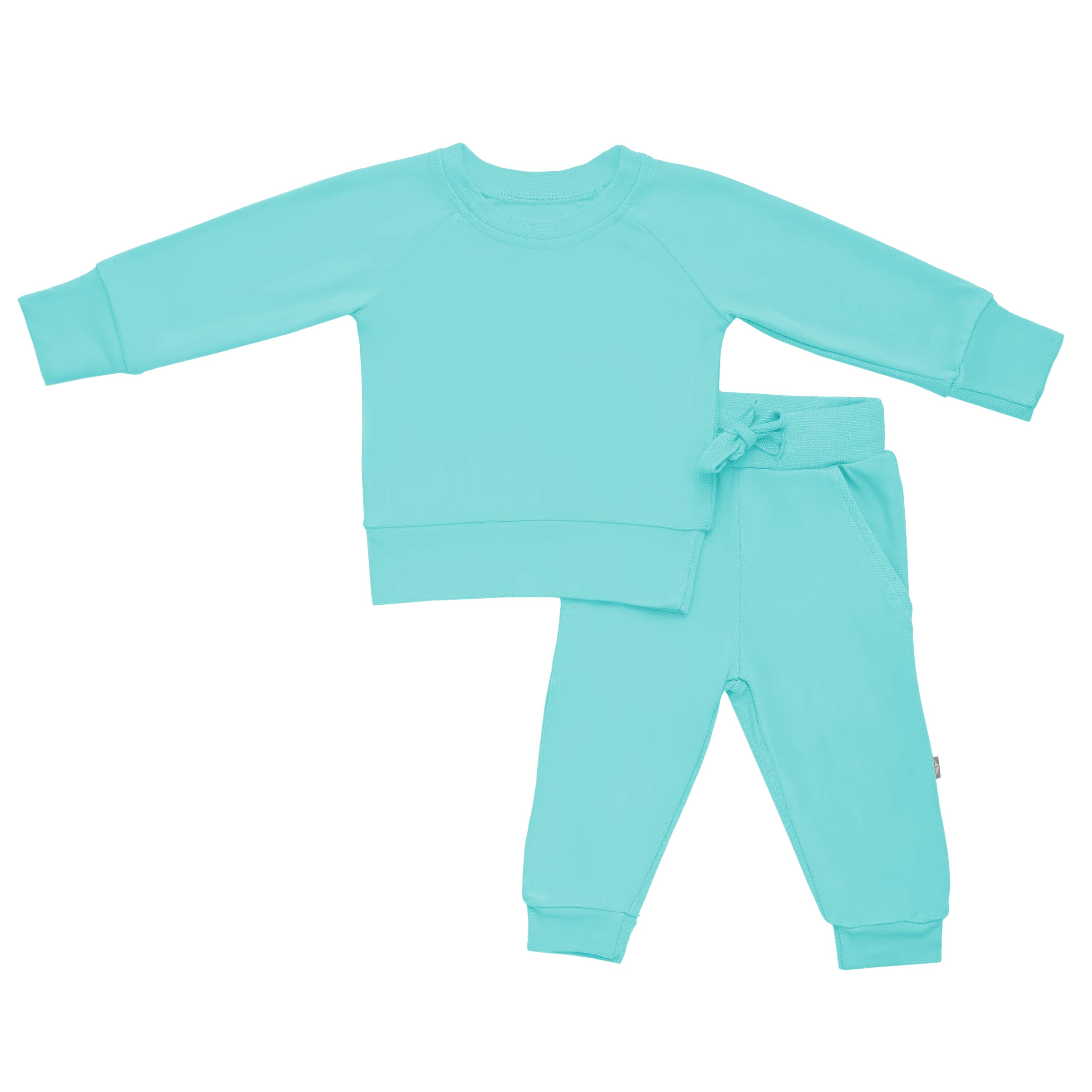 Kyte BABY Jogger Set Bamboo Jersey Jogger Set in Robin