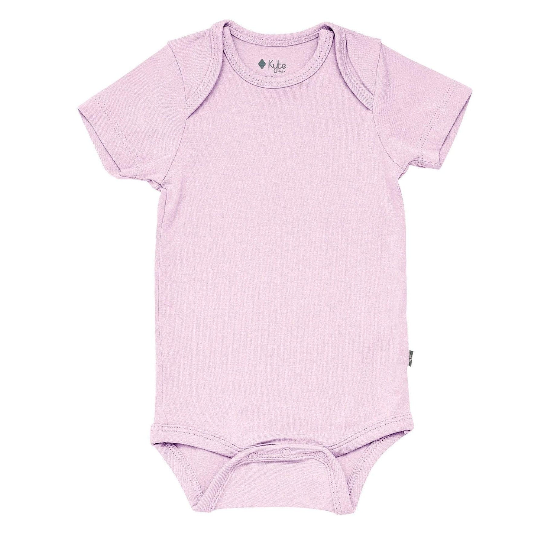 Kyte BABY Layette Bodysuit in Mauve