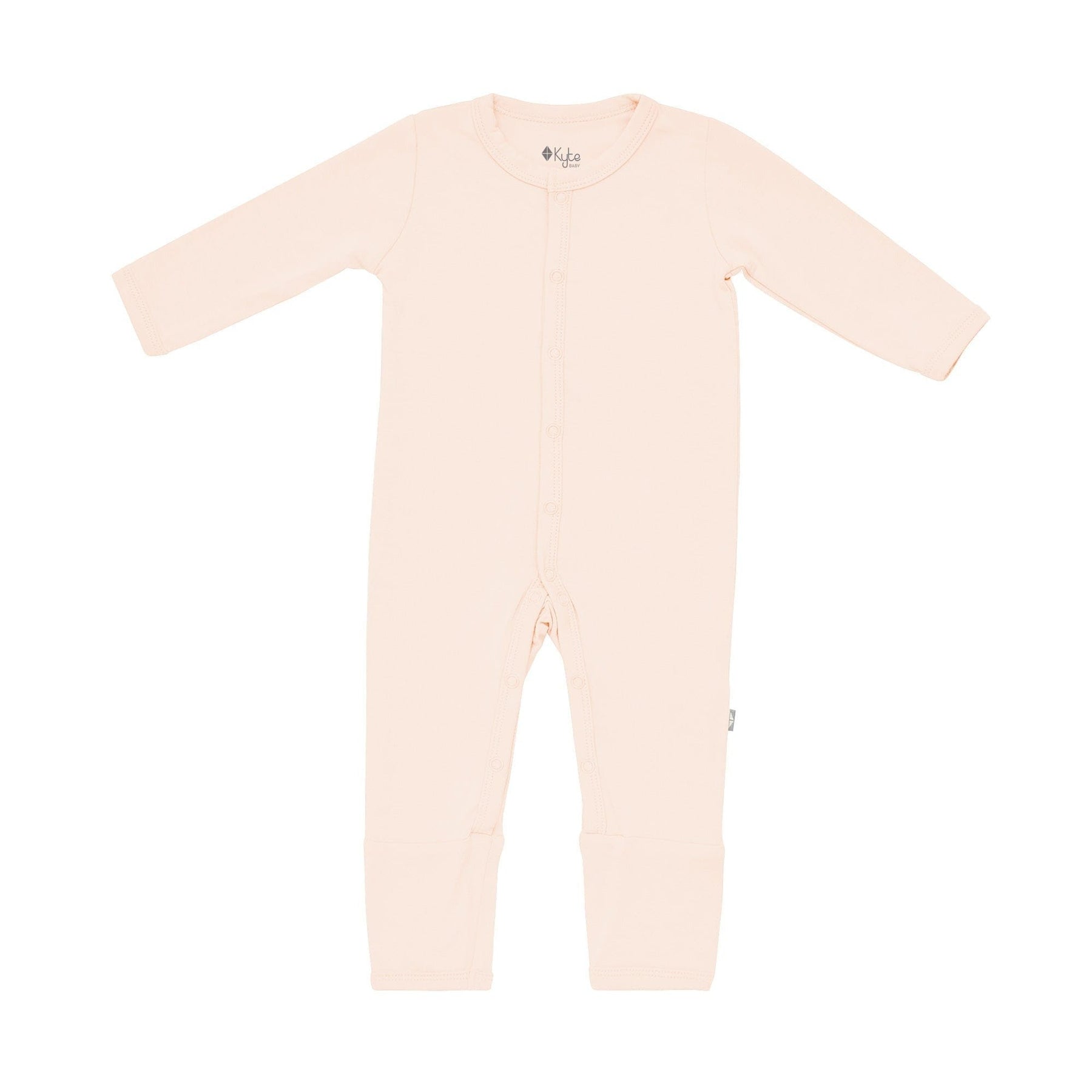 Kyte BABY Layette Romper in Porcelain