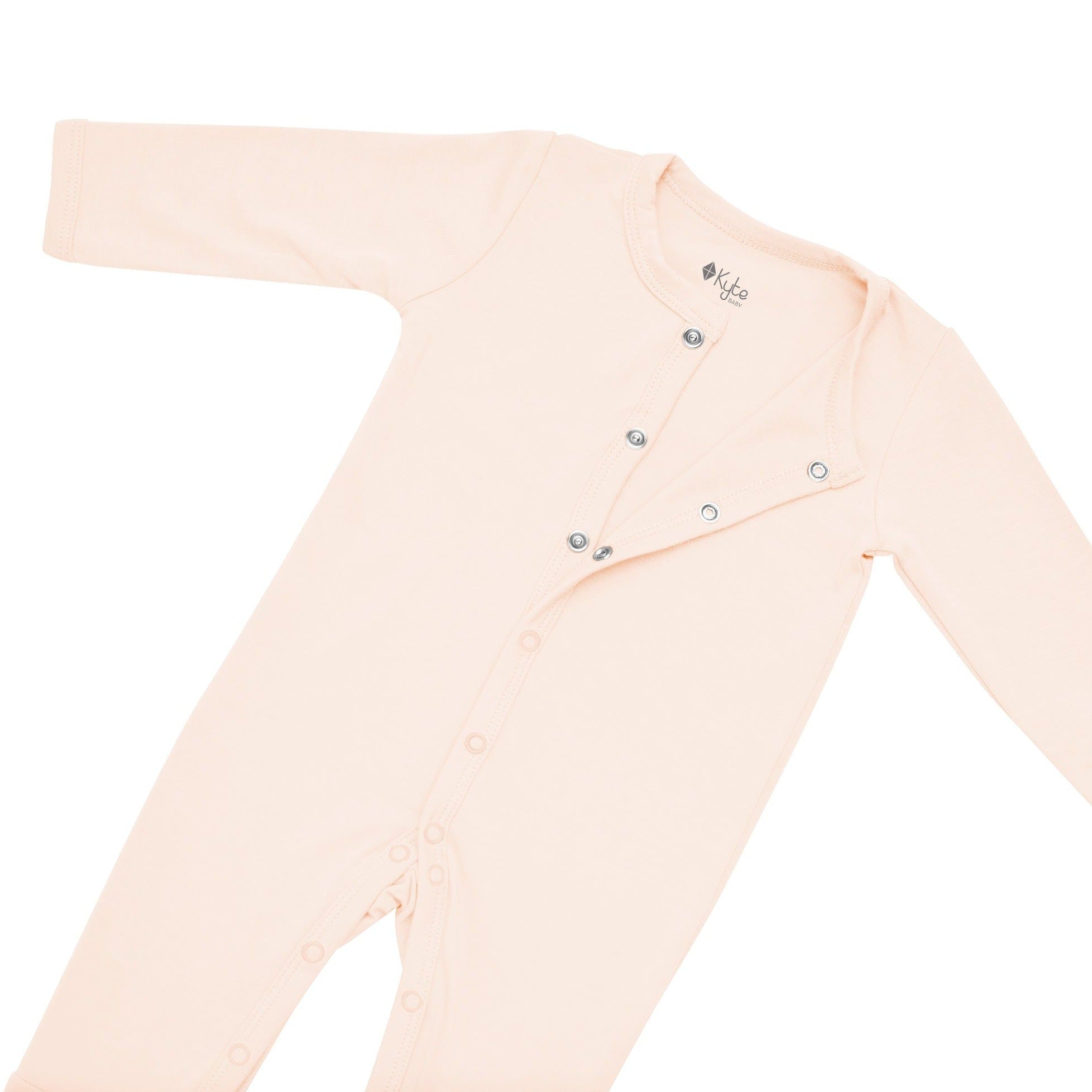 Kyte BABY Layette Romper in Porcelain