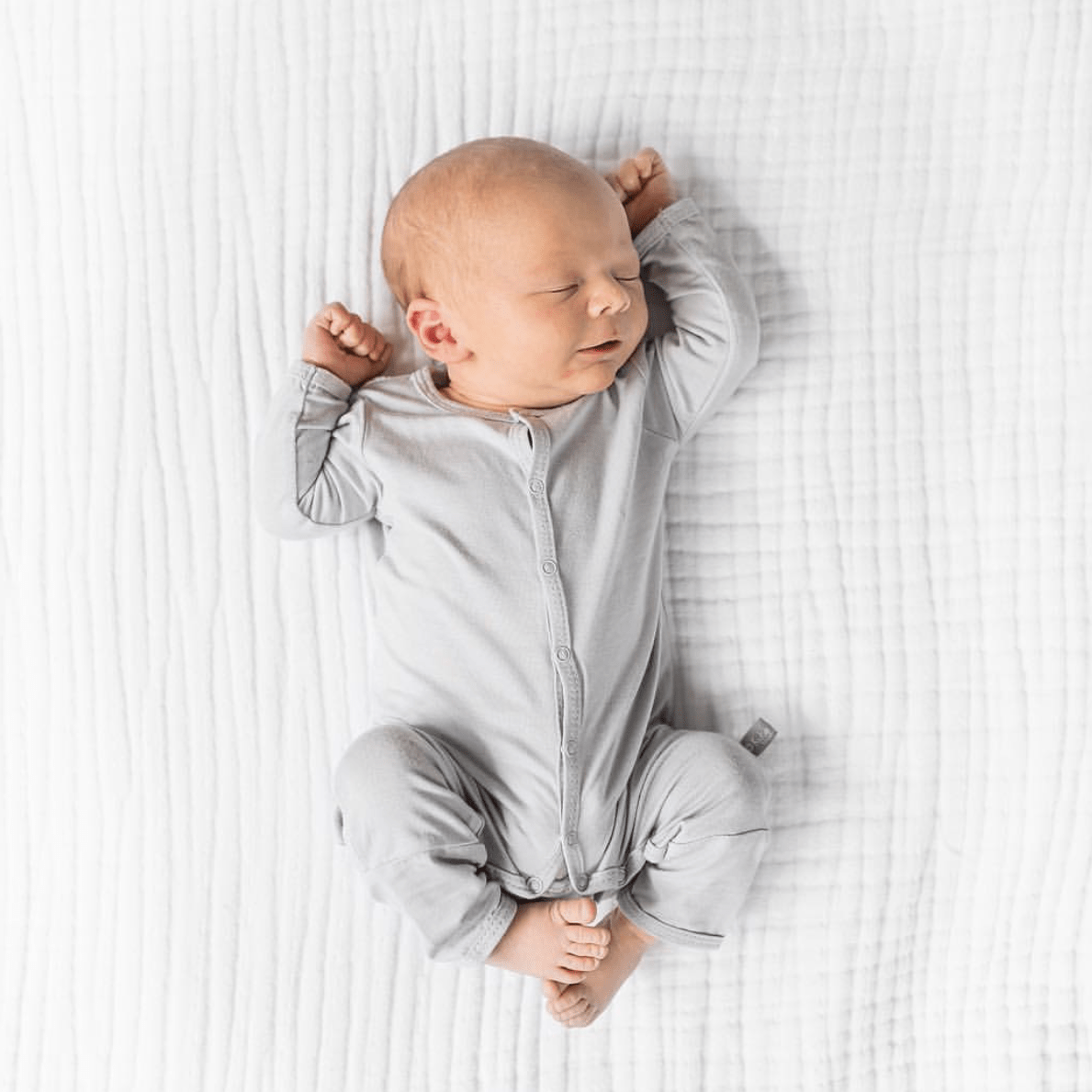 Kyte BABY Layette Romper in Storm