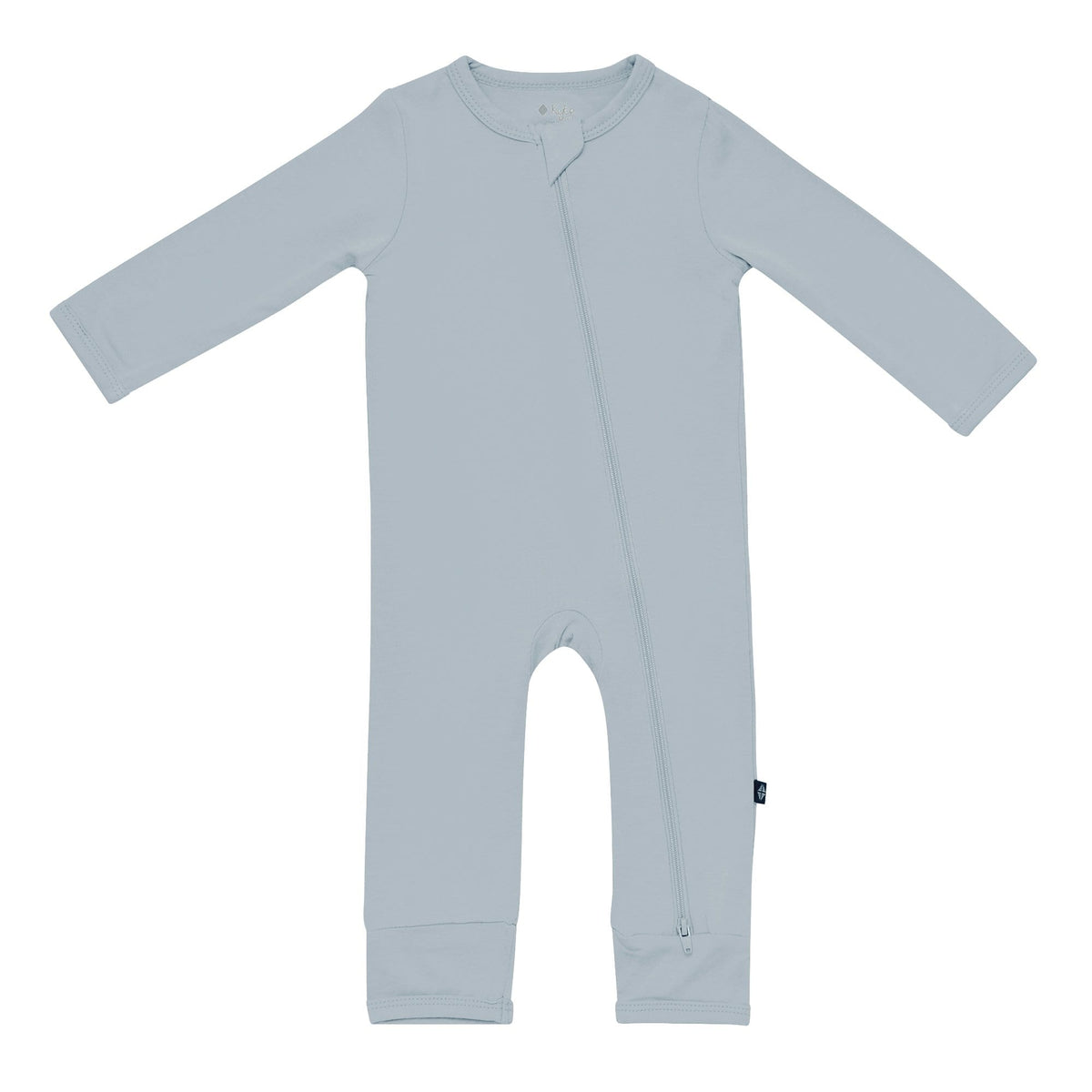 Kyte Baby Zippered Bamboo Romper, Porcelain – Magpies Nashville