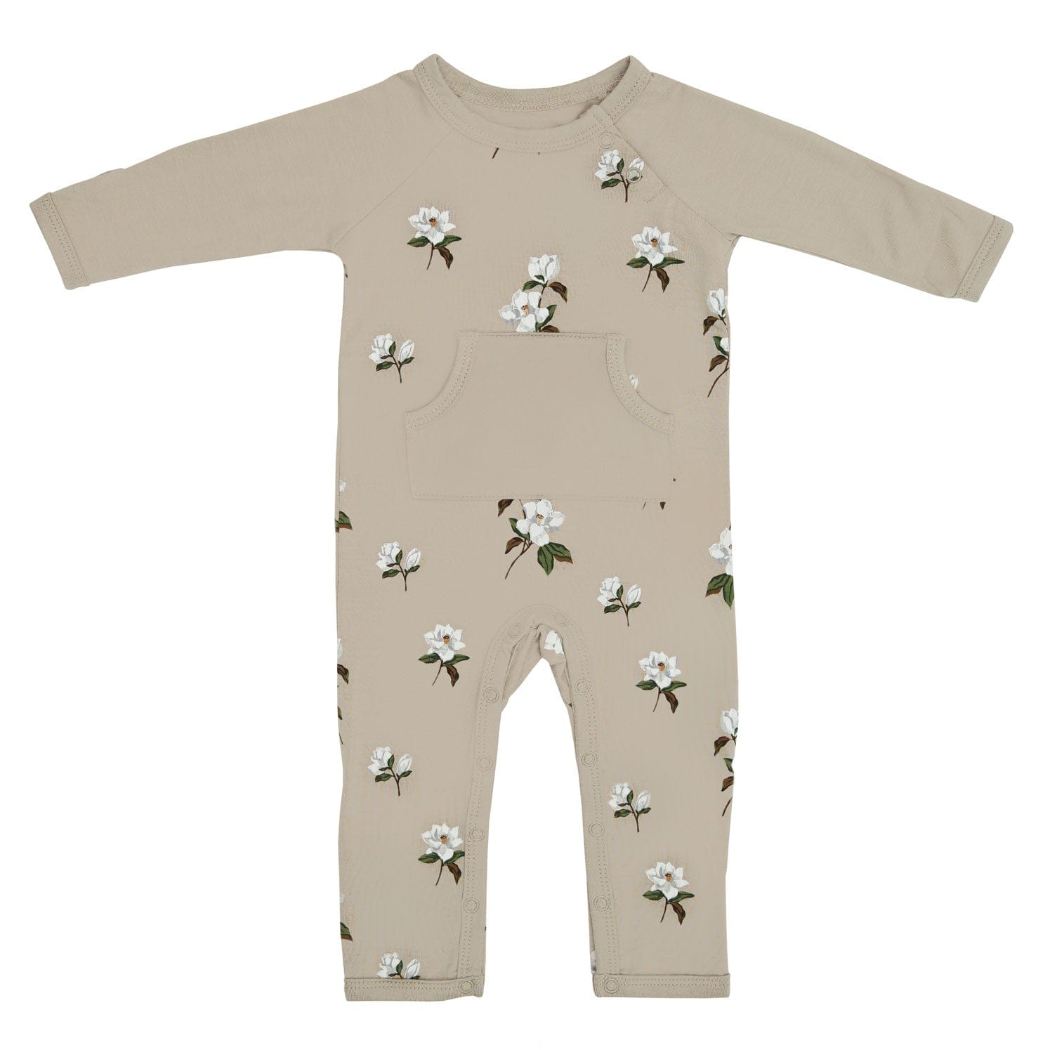 Kyte BABY Long Alls Longall in Small Khaki Magnolia