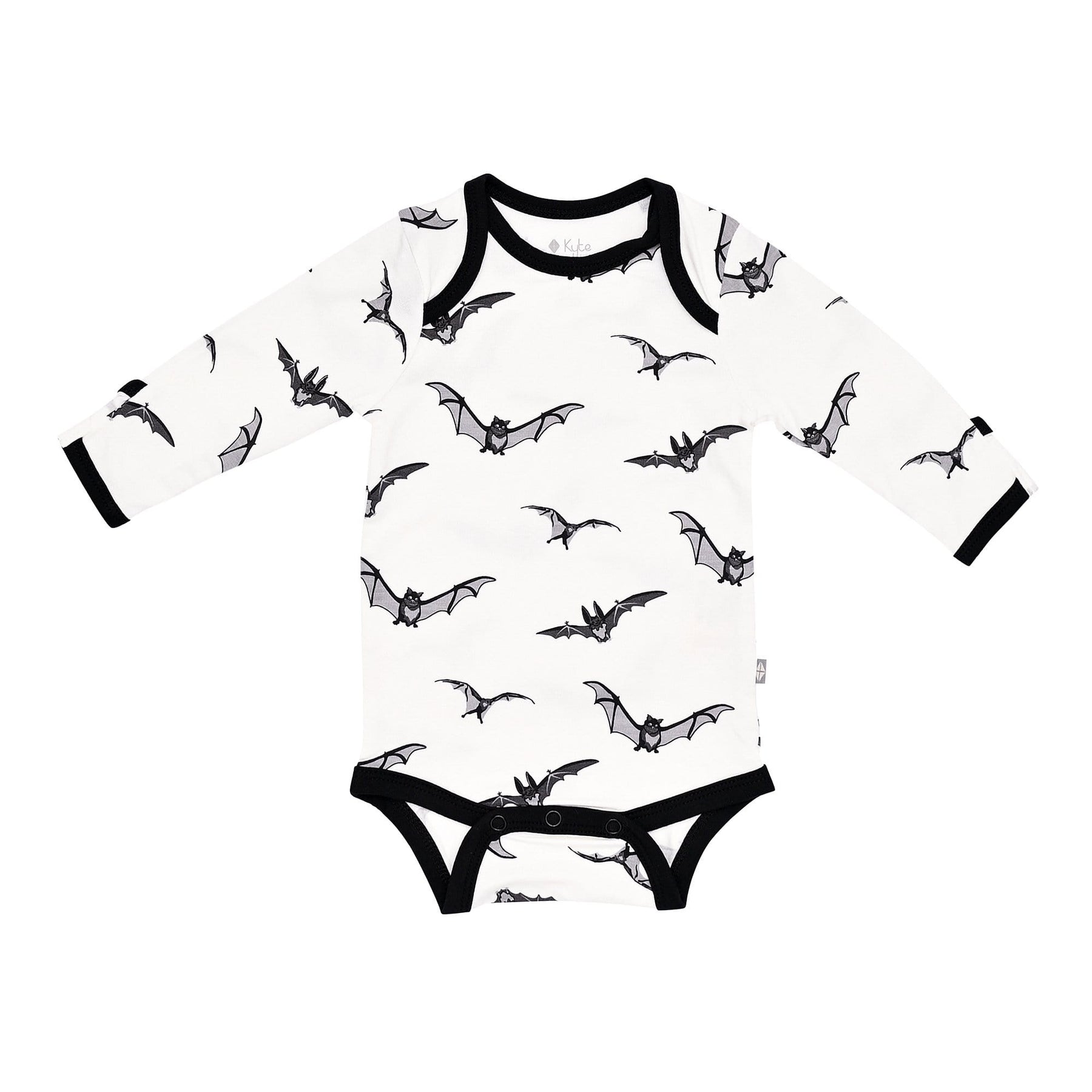 Kyte BABY Long Sleeve Bodysuits Long Sleeve Bodysuit in Bat