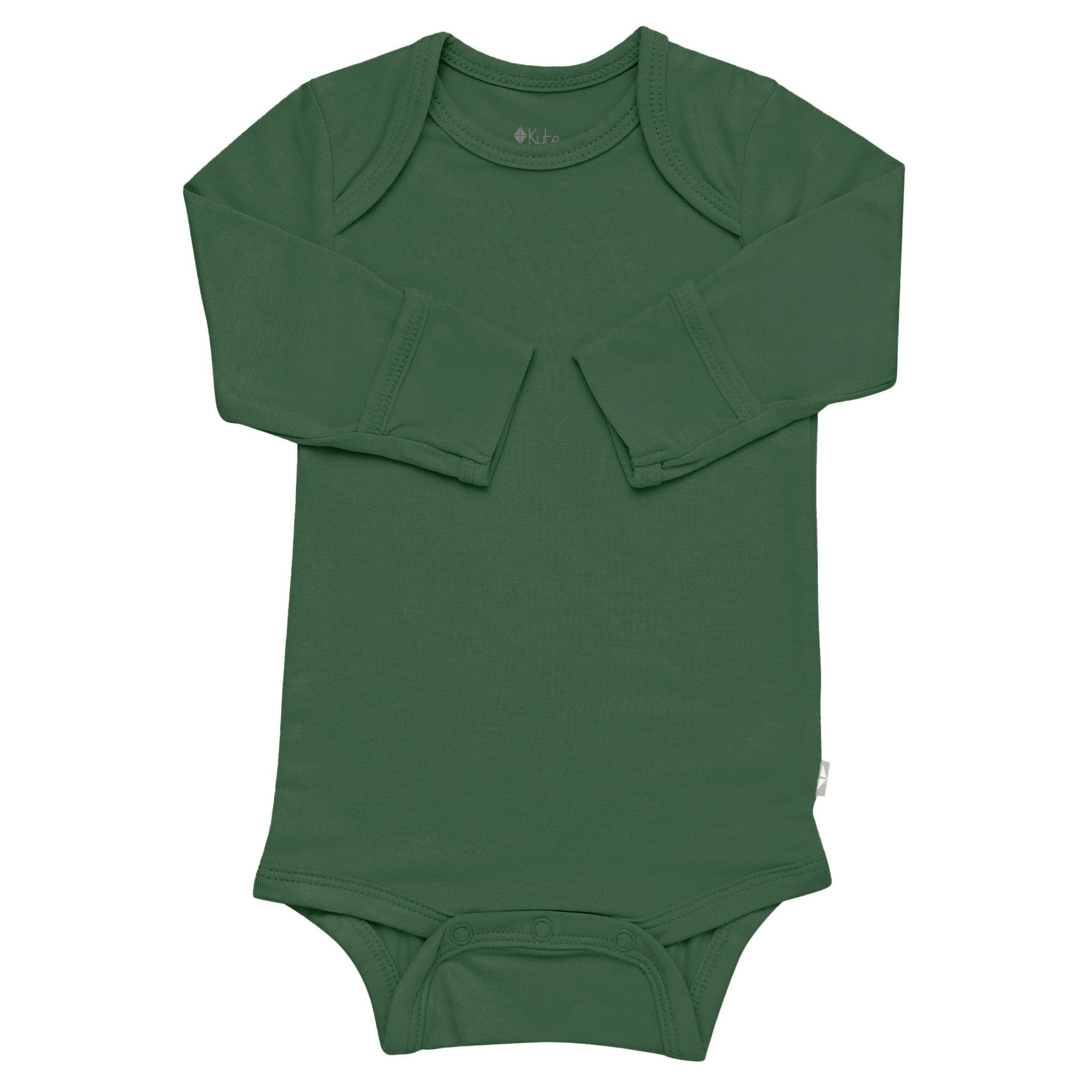 Kyte BABY Long Sleeve Bodysuits Long Sleeve Bodysuit in Hunter