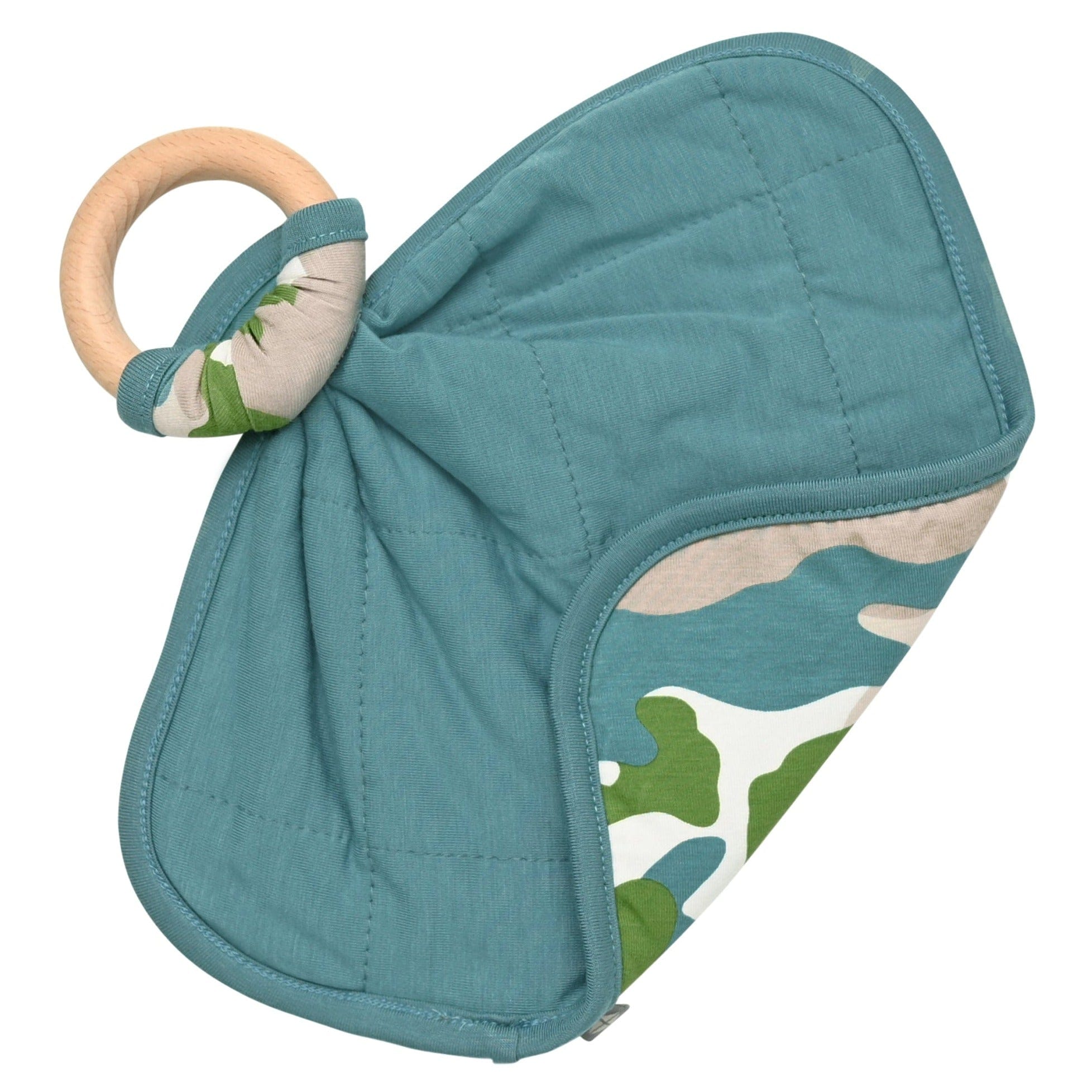 Kyte BABY Lovey Camo / Infant Lovey in Camo with Removable Teething Ring