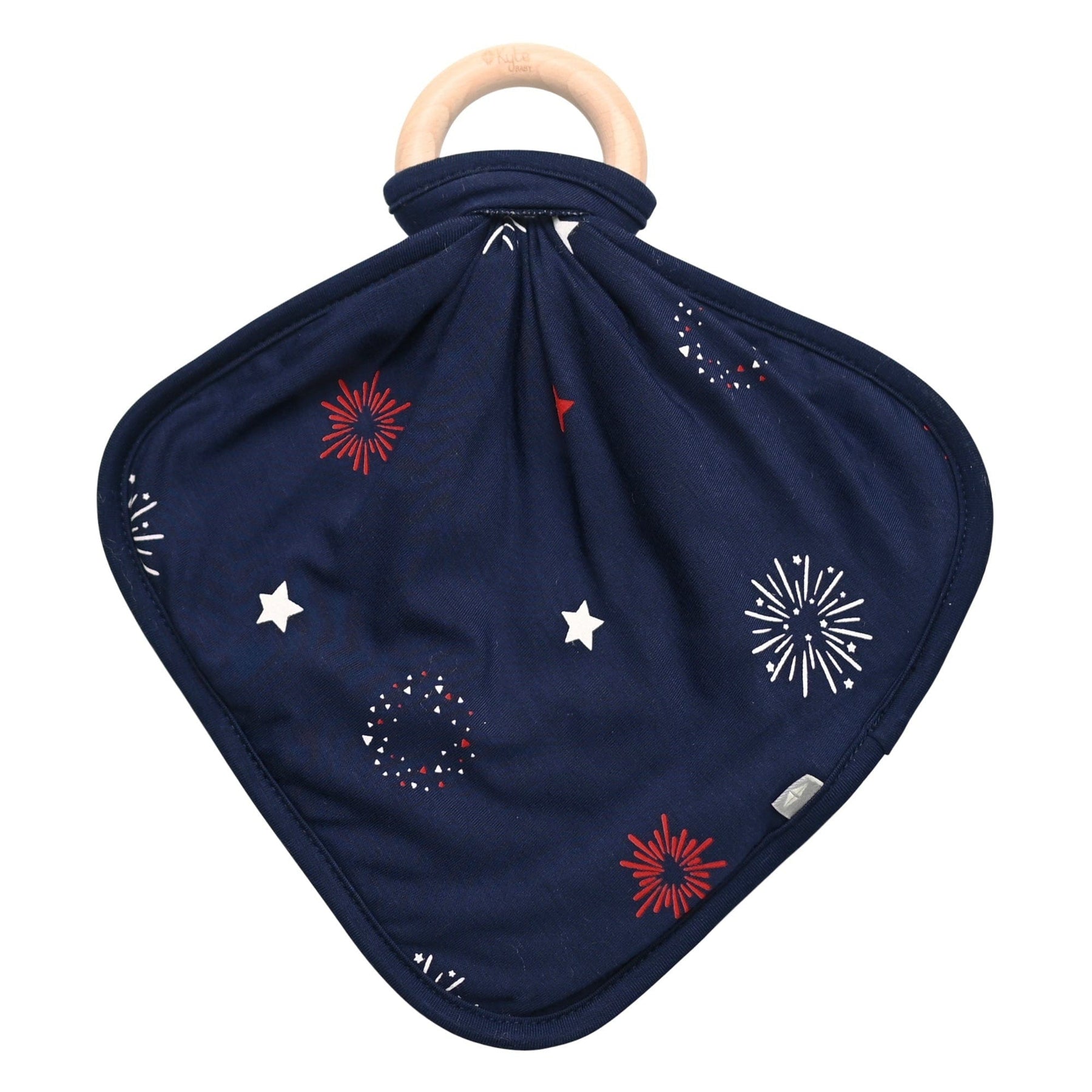 Kyte BABY Lovey Fireworks / Infant Lovey in Fireworks with Removable Teething Ring