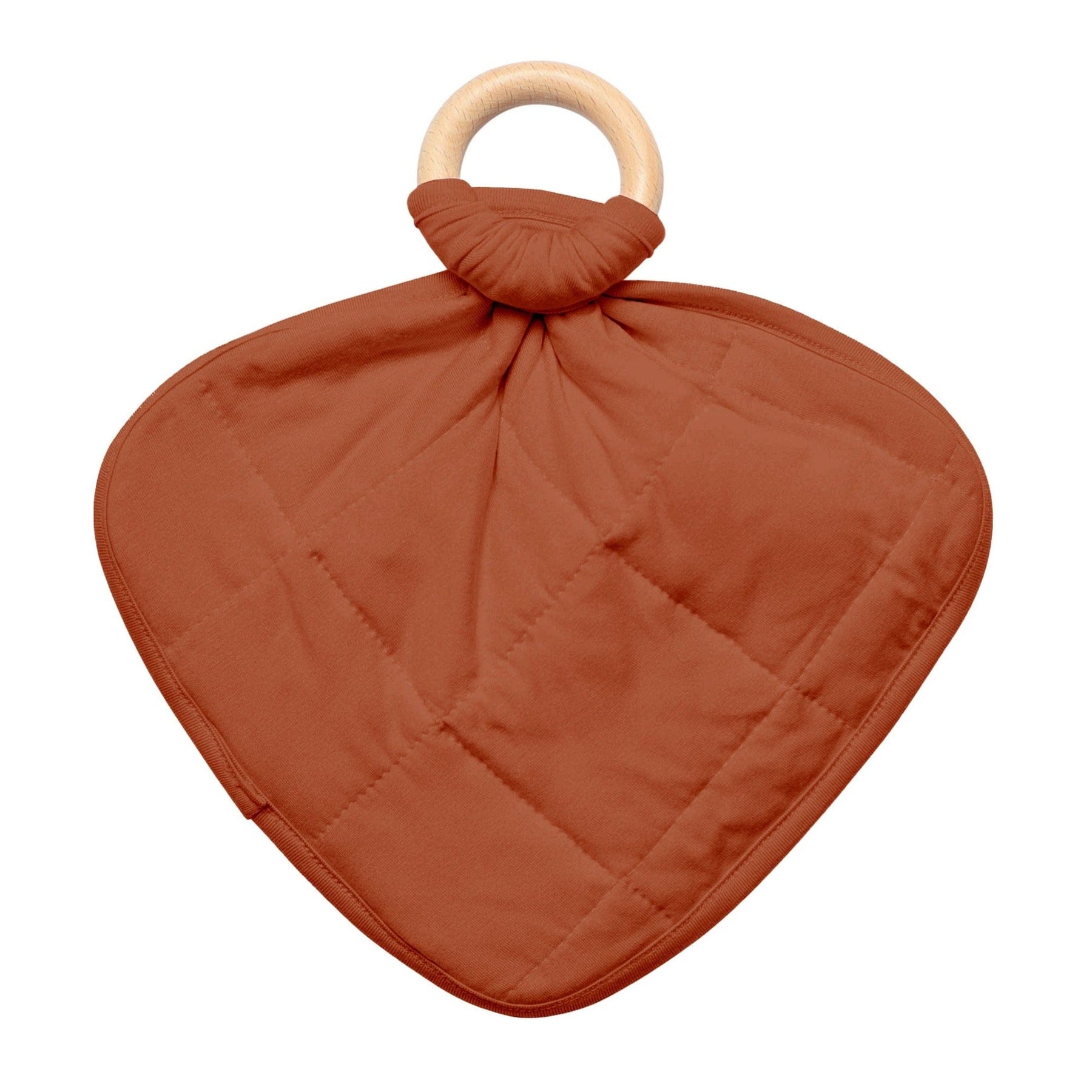 Kyte BABY Lovey Rust / Infant Lovey in Rust with Removable Teething Ring