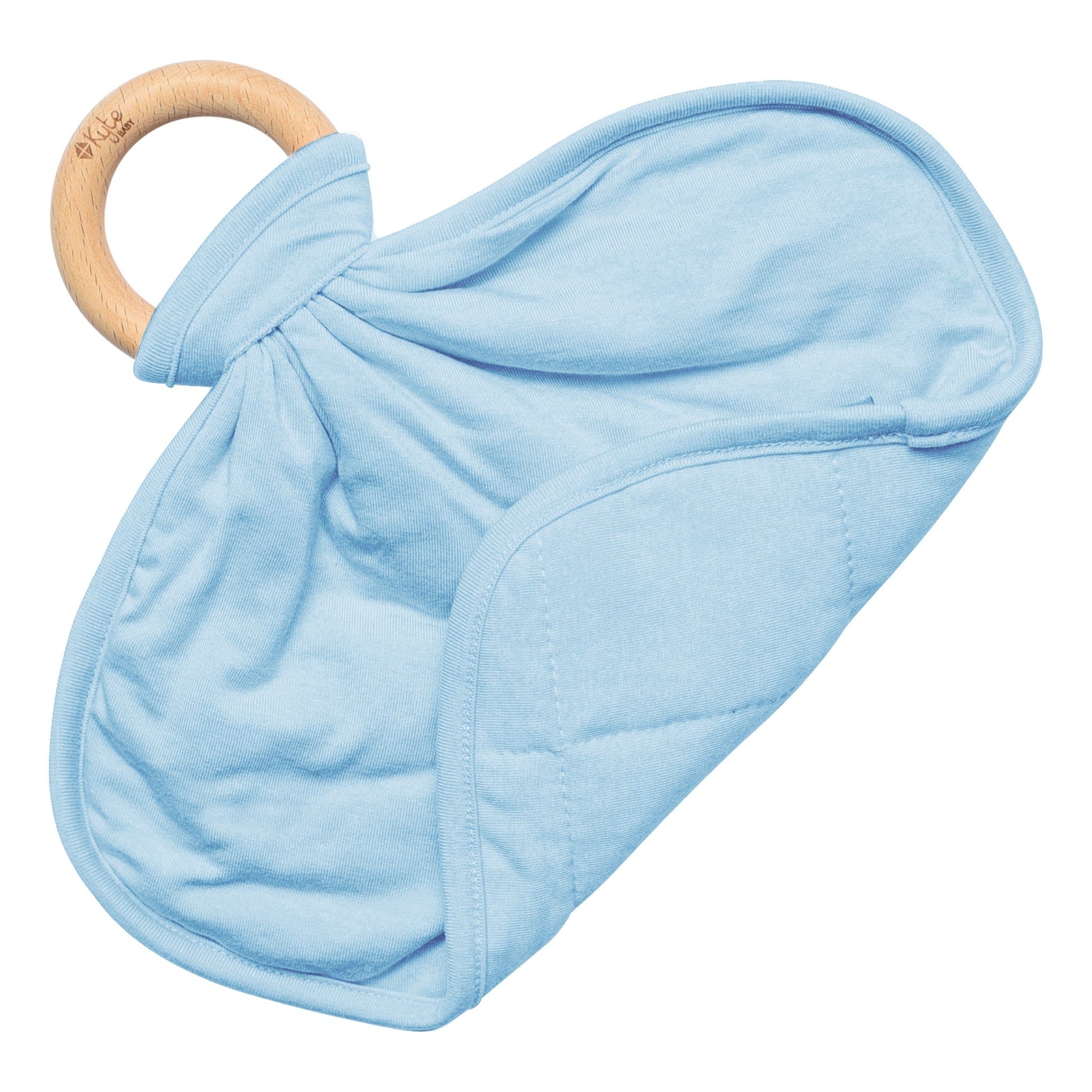 Kyte BABY Lovey Stream / Infant Lovey in Stream with Removable Teething Ring