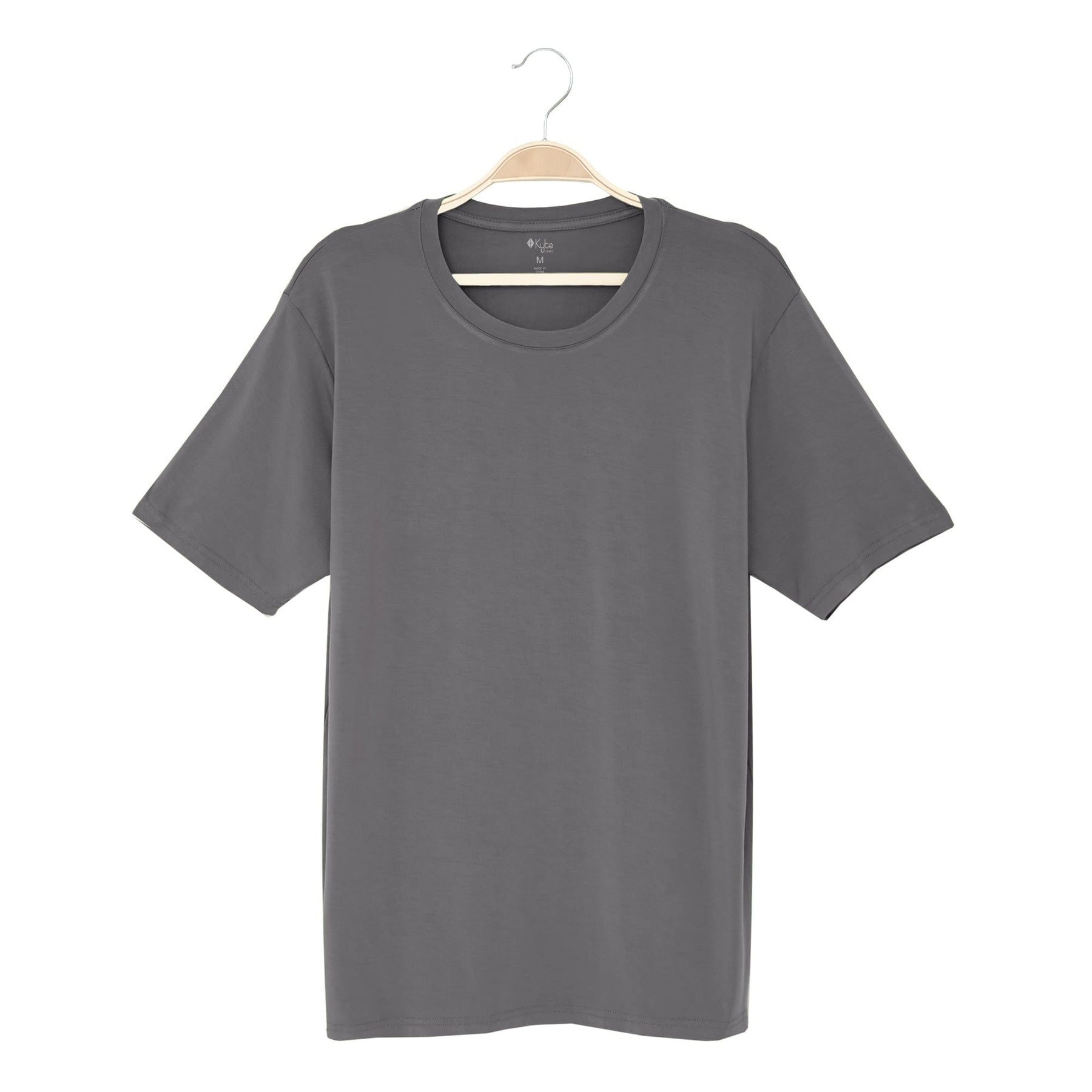 Kyte BABY Men's Crew Neck Tee Men's Crew Neck Tee in Charcoal