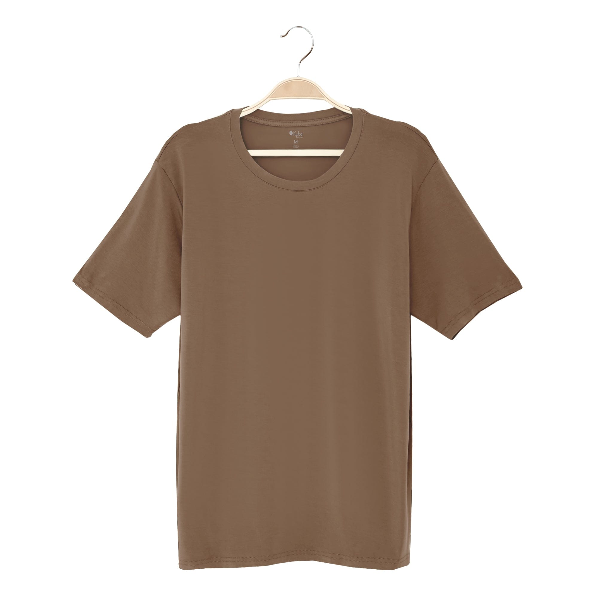 Kyte BABY Men's Crew Neck Tee Men's Crew Neck Tee in Coffee