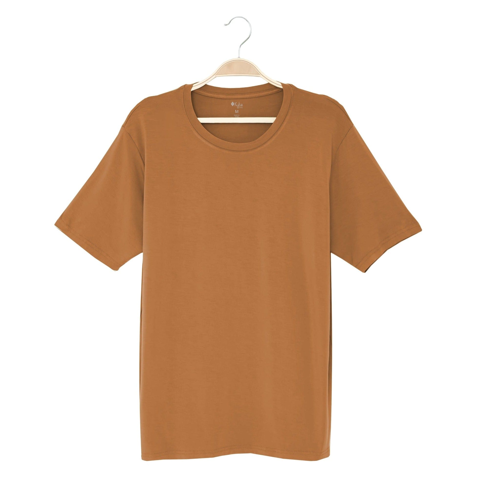 Kyte BABY Men's Crew Neck Tee Men's Crew Neck Tee in Nutmeg