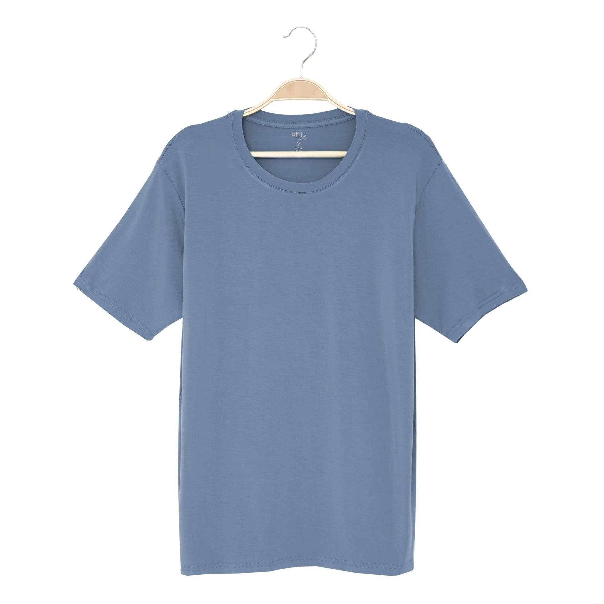 Kyte BABY Men's Crew Neck Tee Men's Crew Neck Tee in Steel