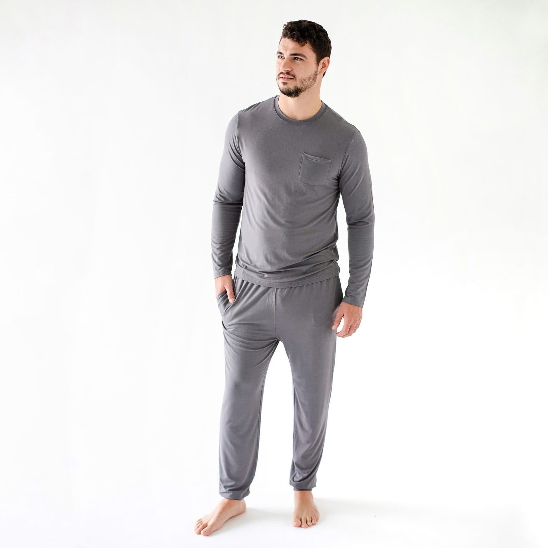 Kyte BABY Men's Jogger Set Men's Jogger Set in Charcoal