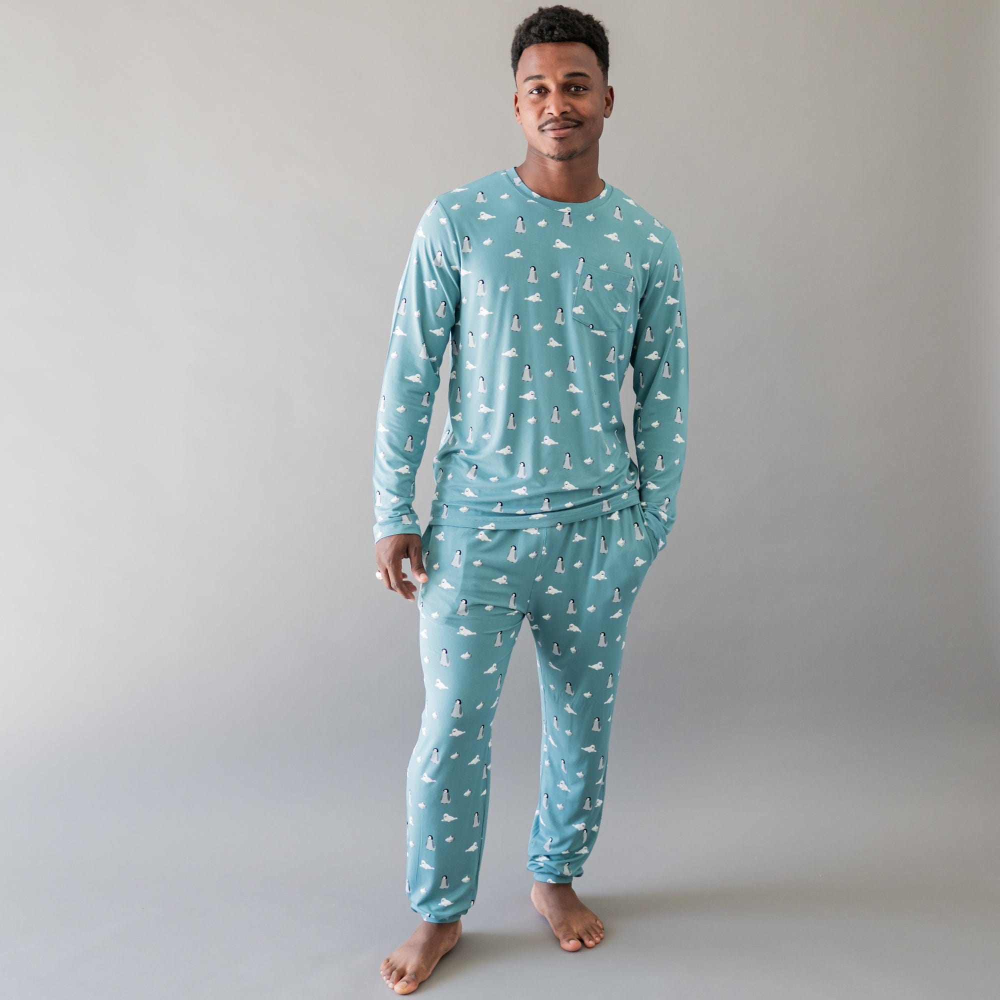 Kyte BABY Men's Jogger Set Men's Jogger Set in Cove Antarctic