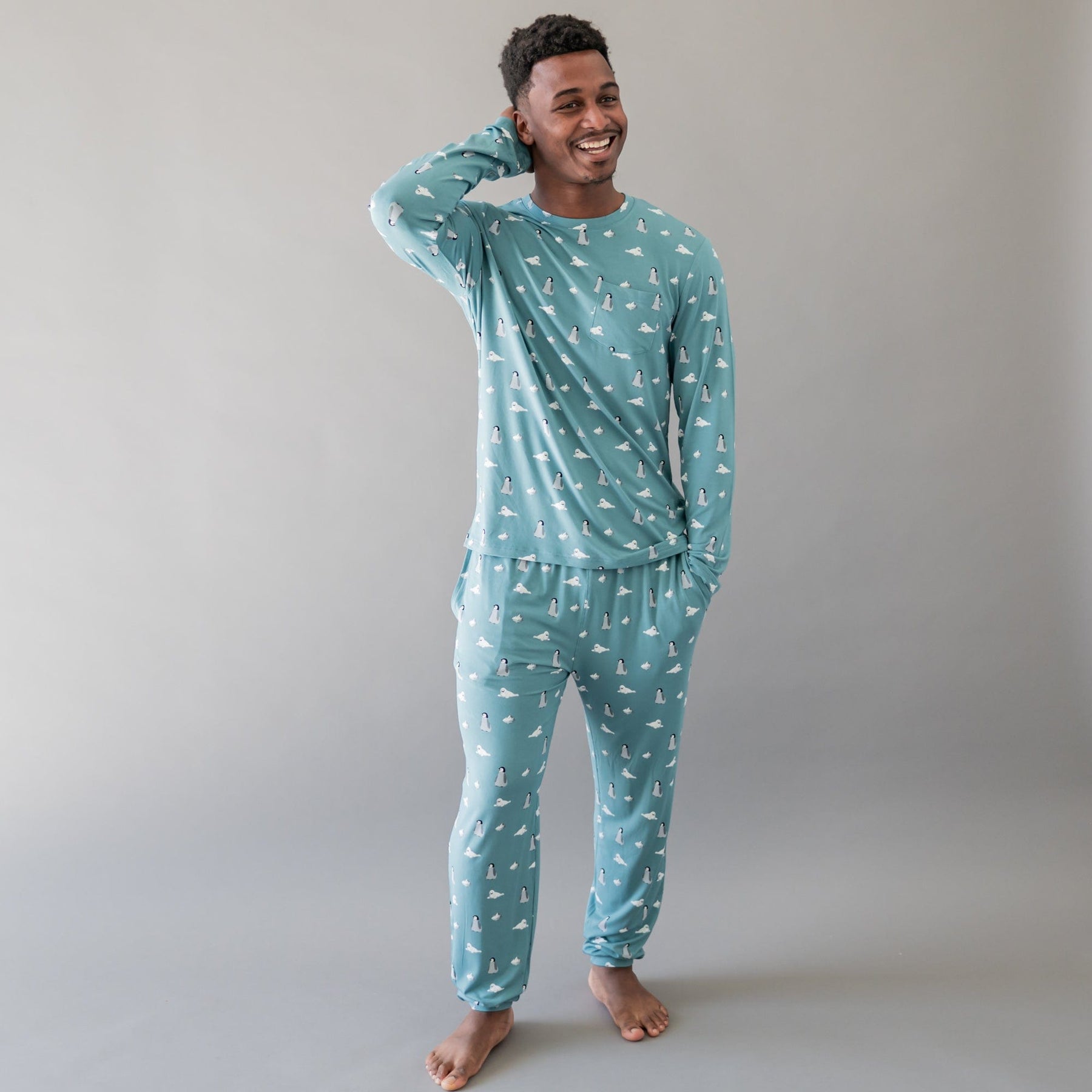 Kyte BABY Men's Jogger Set Men's Jogger Set in Cove Antarctic