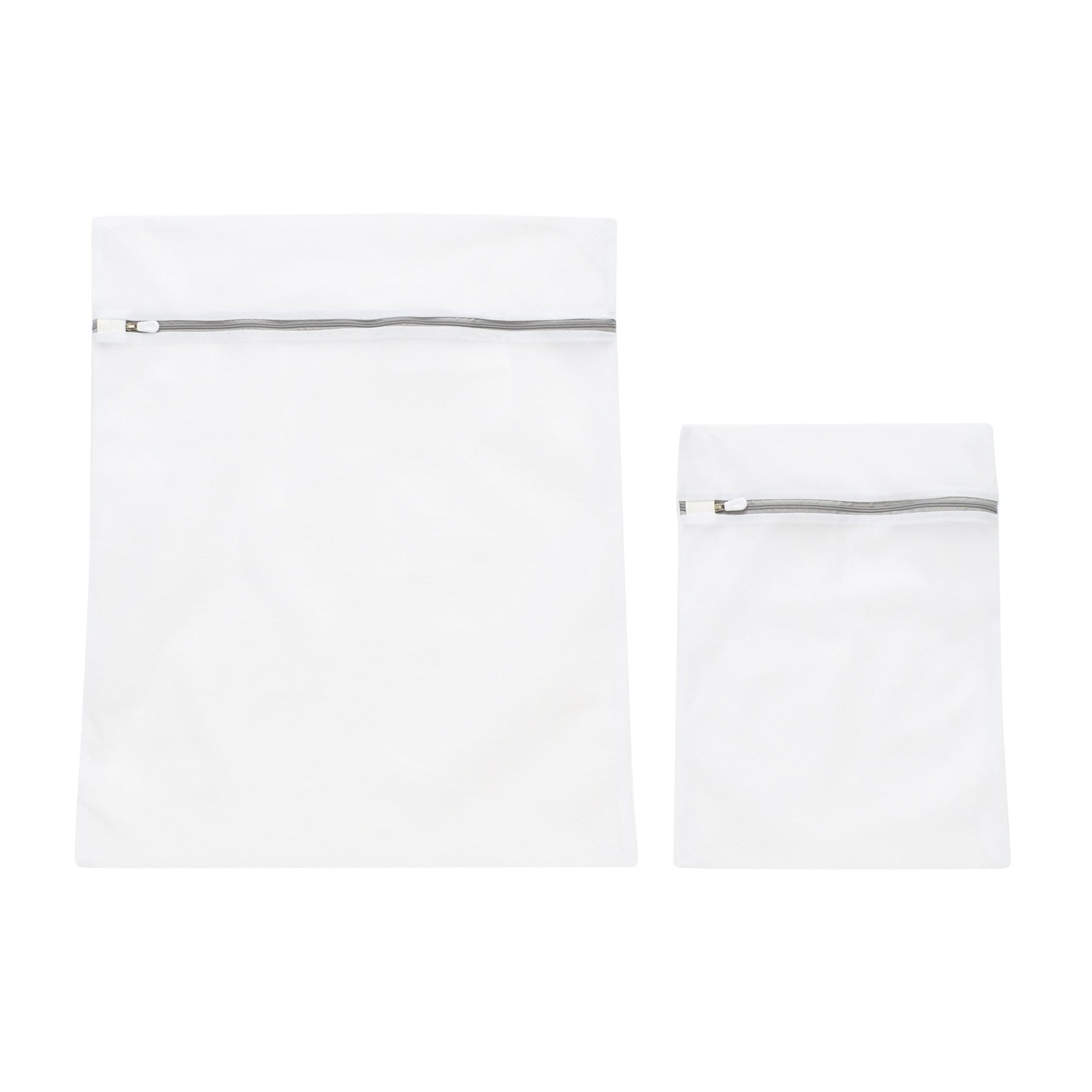 White Mesh Laundry Bags (Set of 2)