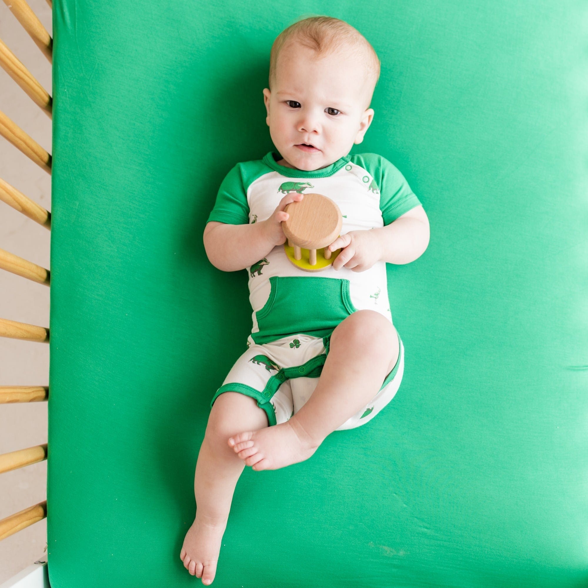 Kyte BABY Short Alls Short All in Irish