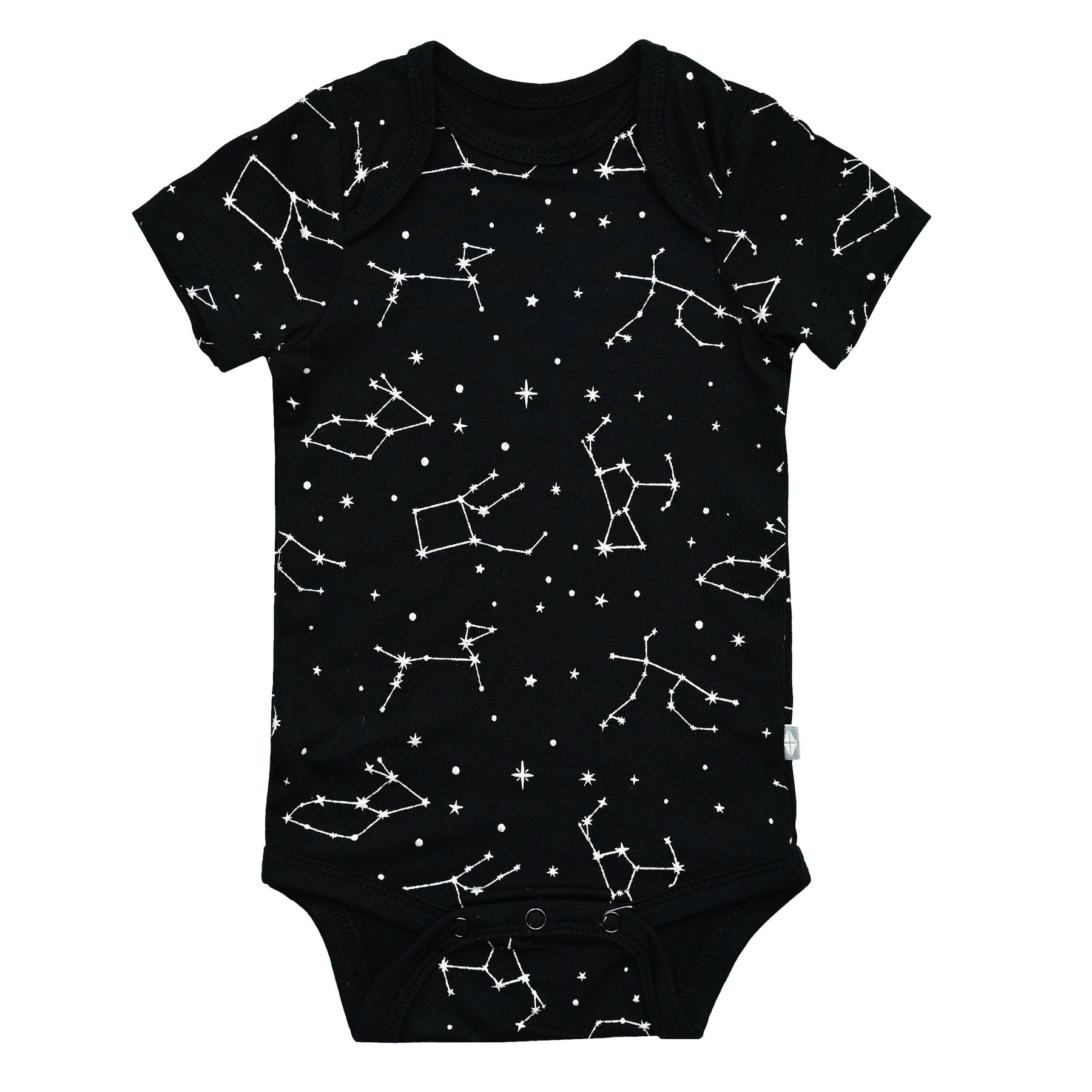 Kyte BABY Short Sleeve Bodysuits Bodysuit in Midnight Constellation