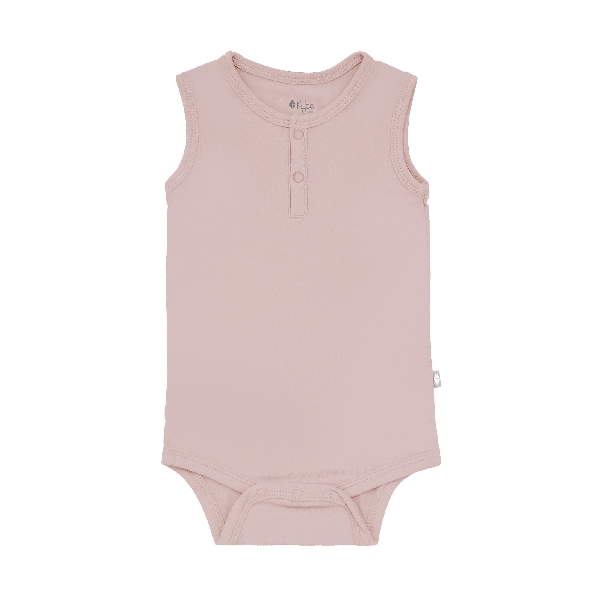 Kyte BABY Short Sleeve Bodysuits Sleeveless Bodysuit in Sunset