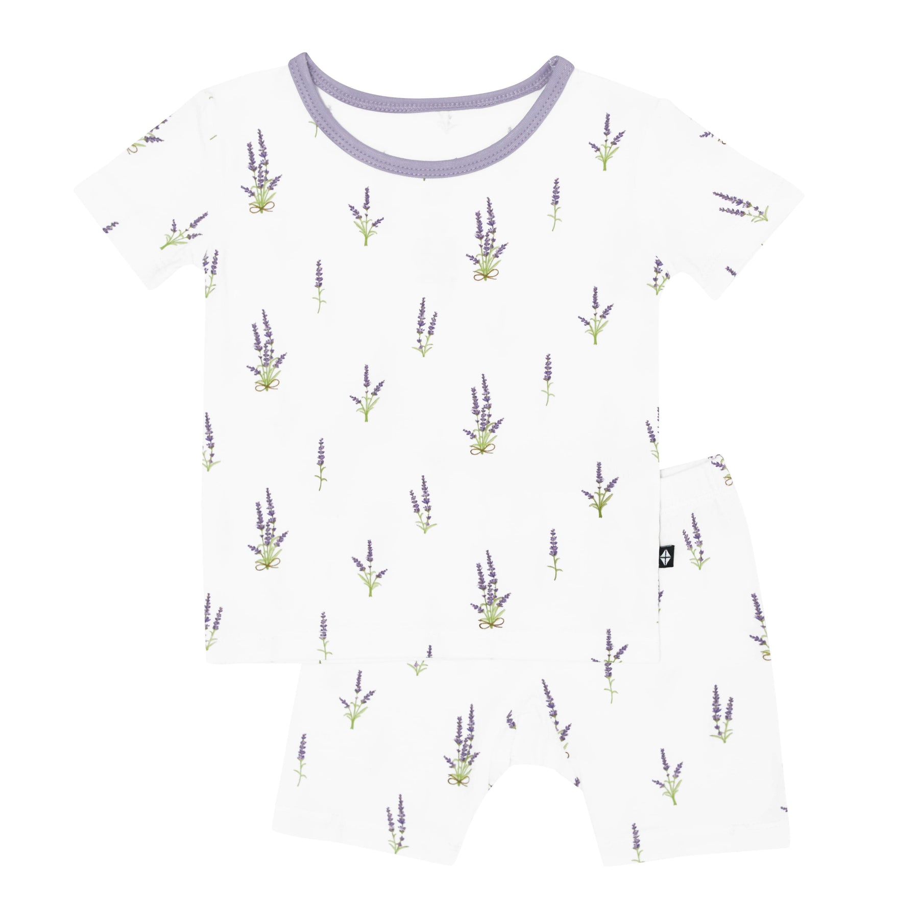 Kyte Baby Short Sleeve Toddler Pajama Set Short Sleeve Pajamas in Lavender