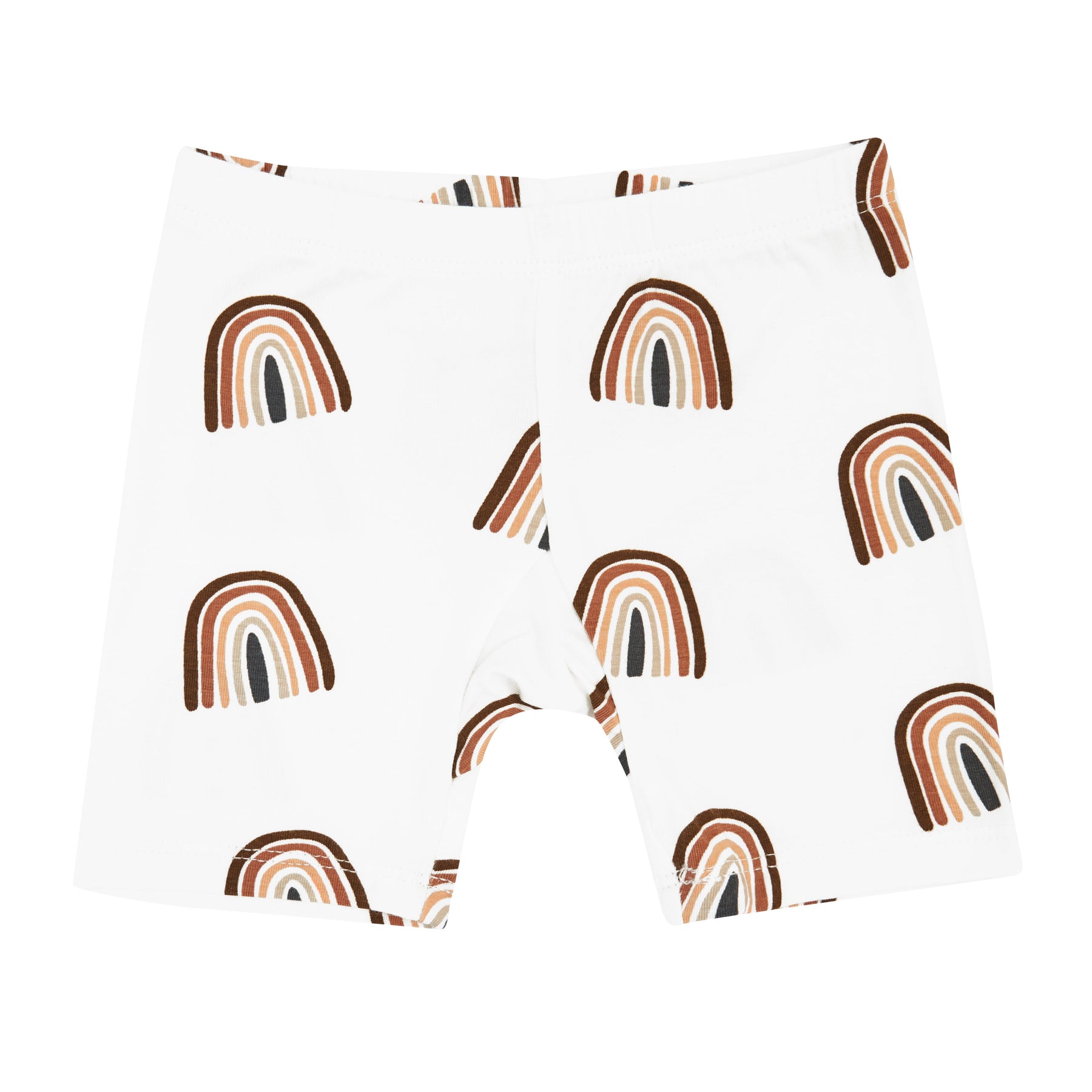 Kyte BABY Short Sleeve Toddler Pajama Set Short Sleeve Toddler Pajama Set in Coffee Rainbow