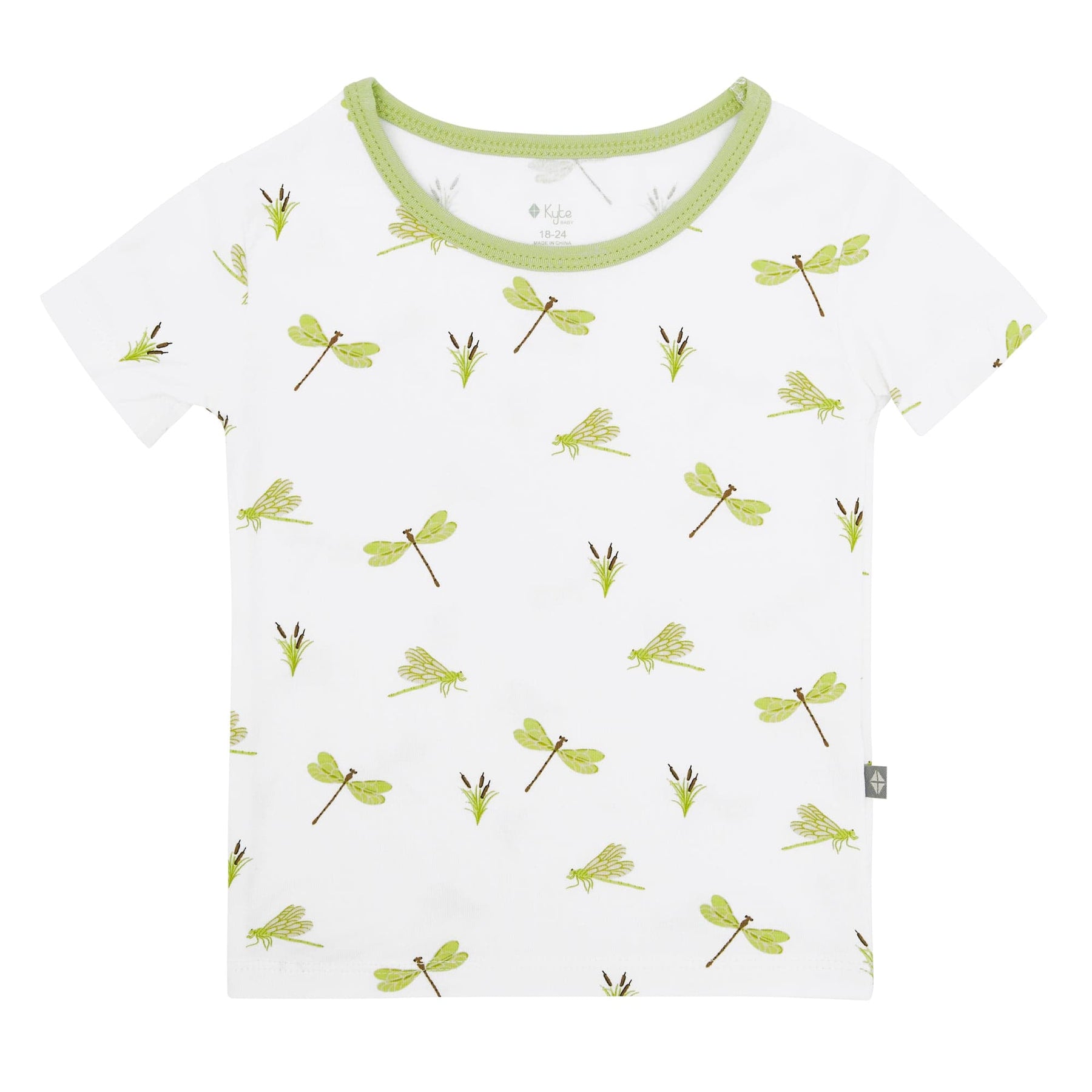 Kyte BABY Short Sleeve Toddler Pajama Set Short Sleeve Toddler Pajama Set in Dragonfly