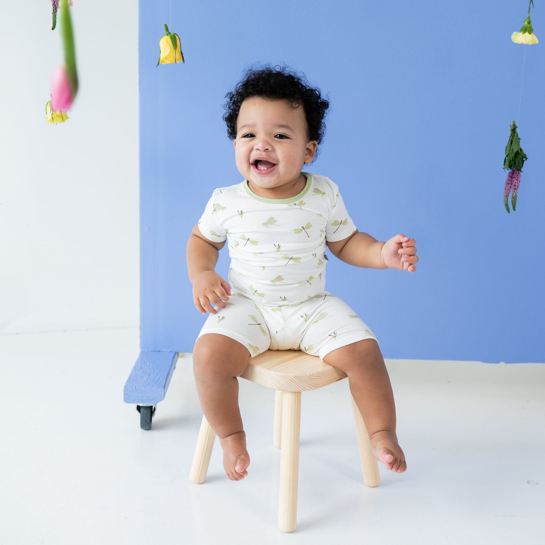 Kyte BABY Short Sleeve Toddler Pajama Set Short Sleeve Toddler Pajama Set in Dragonfly