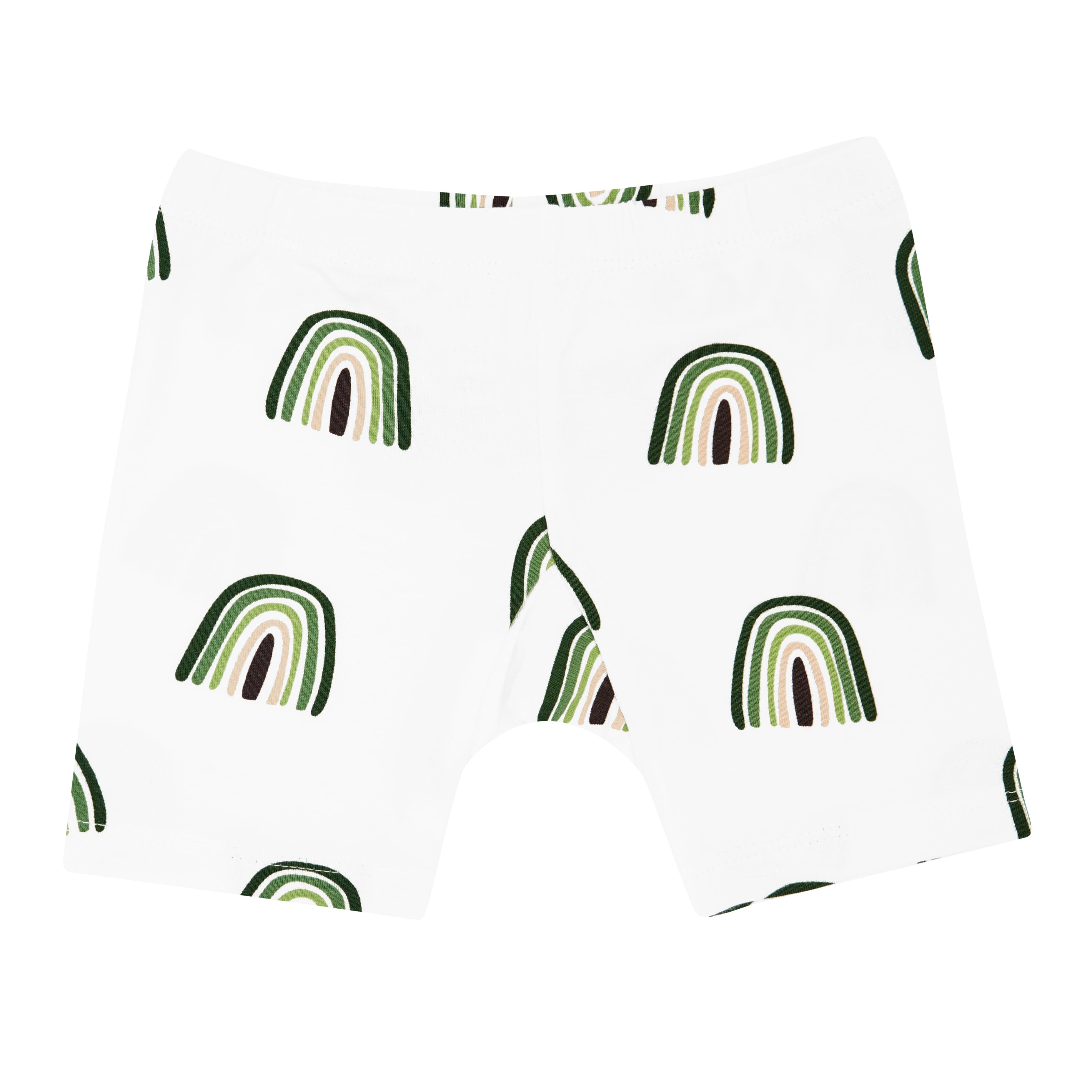 Kyte BABY Short Sleeve Toddler Pajama Set Short Sleeve Toddler Pajama Set in Hunter Rainbow